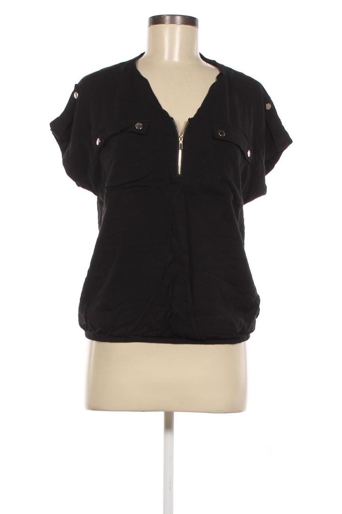 Γυναικεία μπλούζα Mohito, Μέγεθος M, Χρώμα Μαύρο, Τιμή 9,72 €