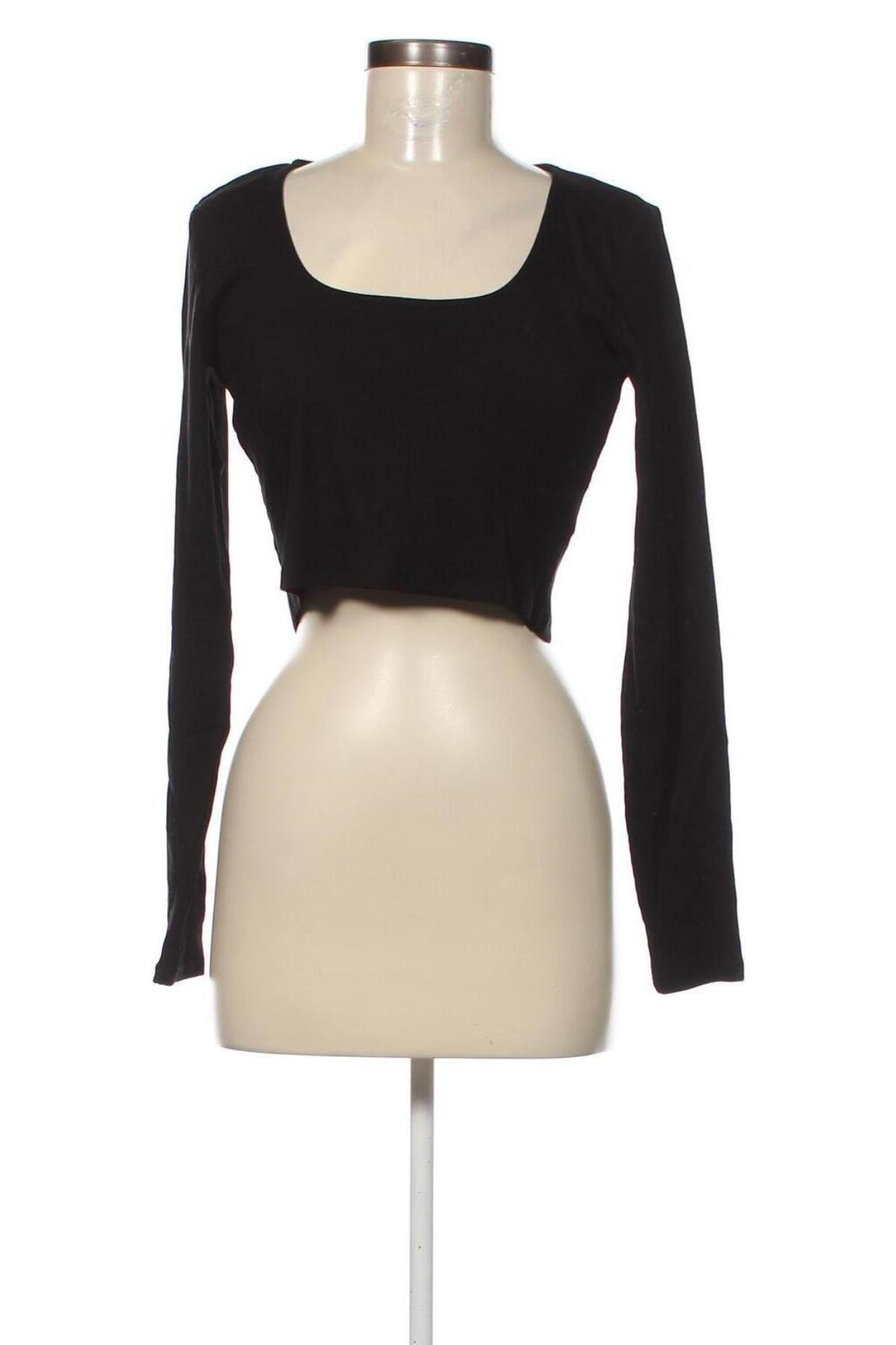 Дамска блуза Monki, Размер XL, Цвят Черен, Цена 7,83 лв.