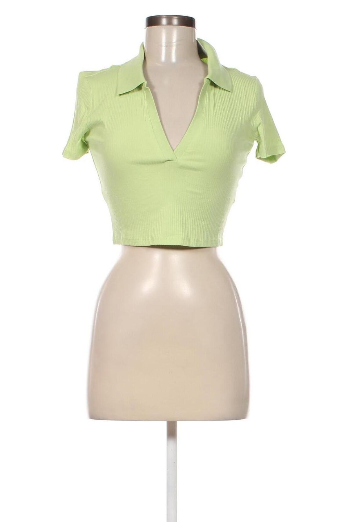 Γυναικεία μπλούζα Monki, Μέγεθος S, Χρώμα Πράσινο, Τιμή 1,61 €