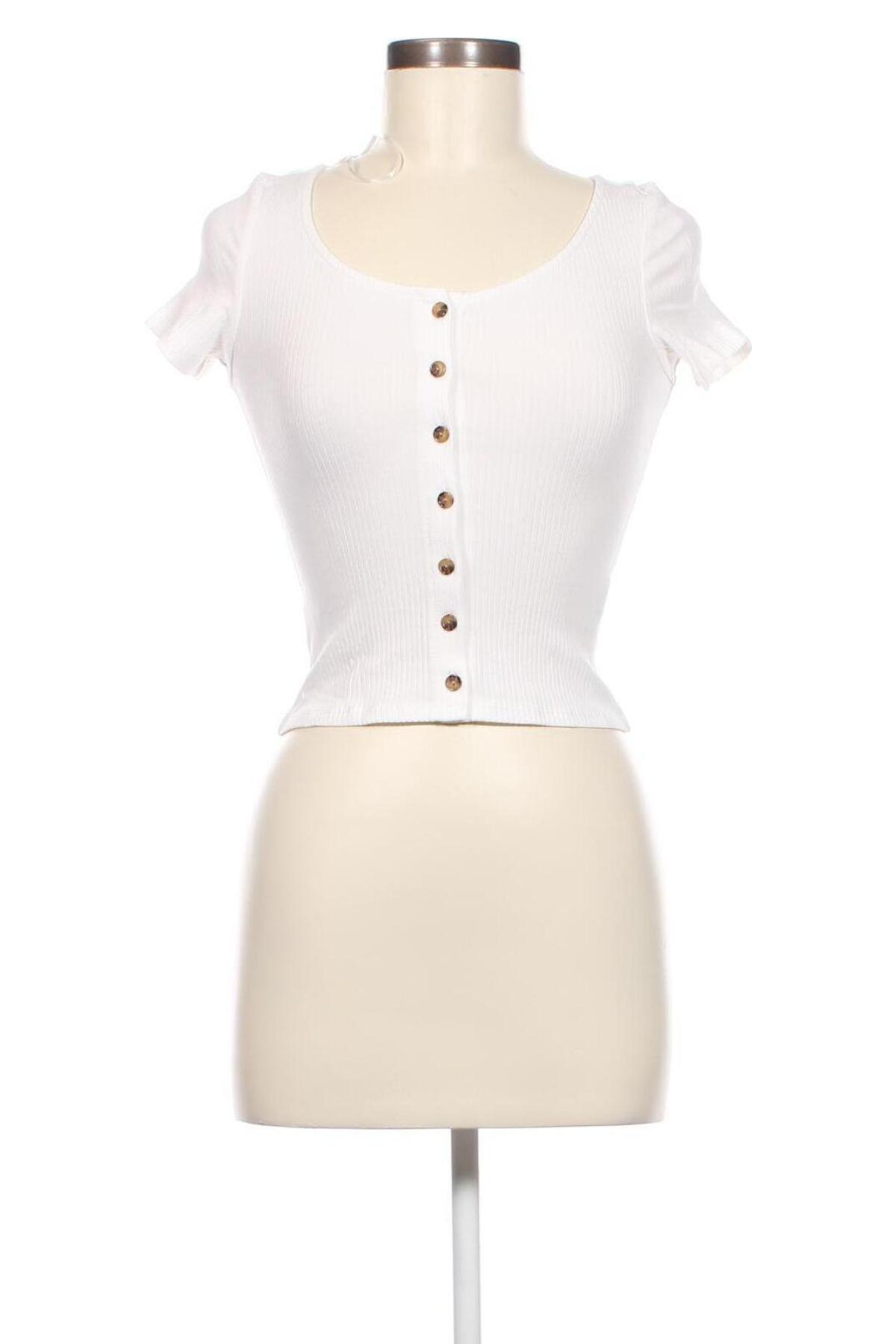 Дамска блуза Monki, Размер XXS, Цвят Бял, Цена 11,28 лв.