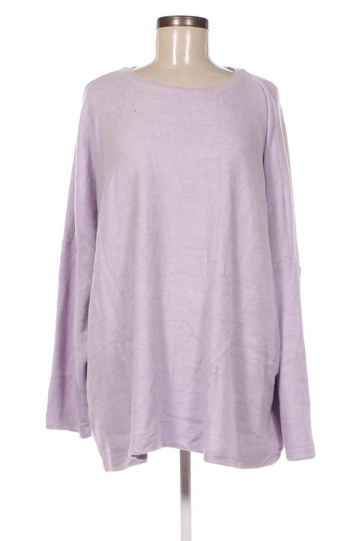 Γυναικεία μπλούζα Ms Mode, Μέγεθος XXL, Χρώμα Βιολετί, Τιμή 9,40 €
