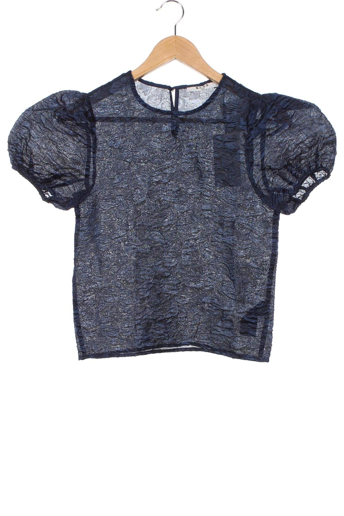 Γυναικεία μπλούζα NA-KD, Μέγεθος XXS, Χρώμα Μπλέ, Τιμή 5,95 €
