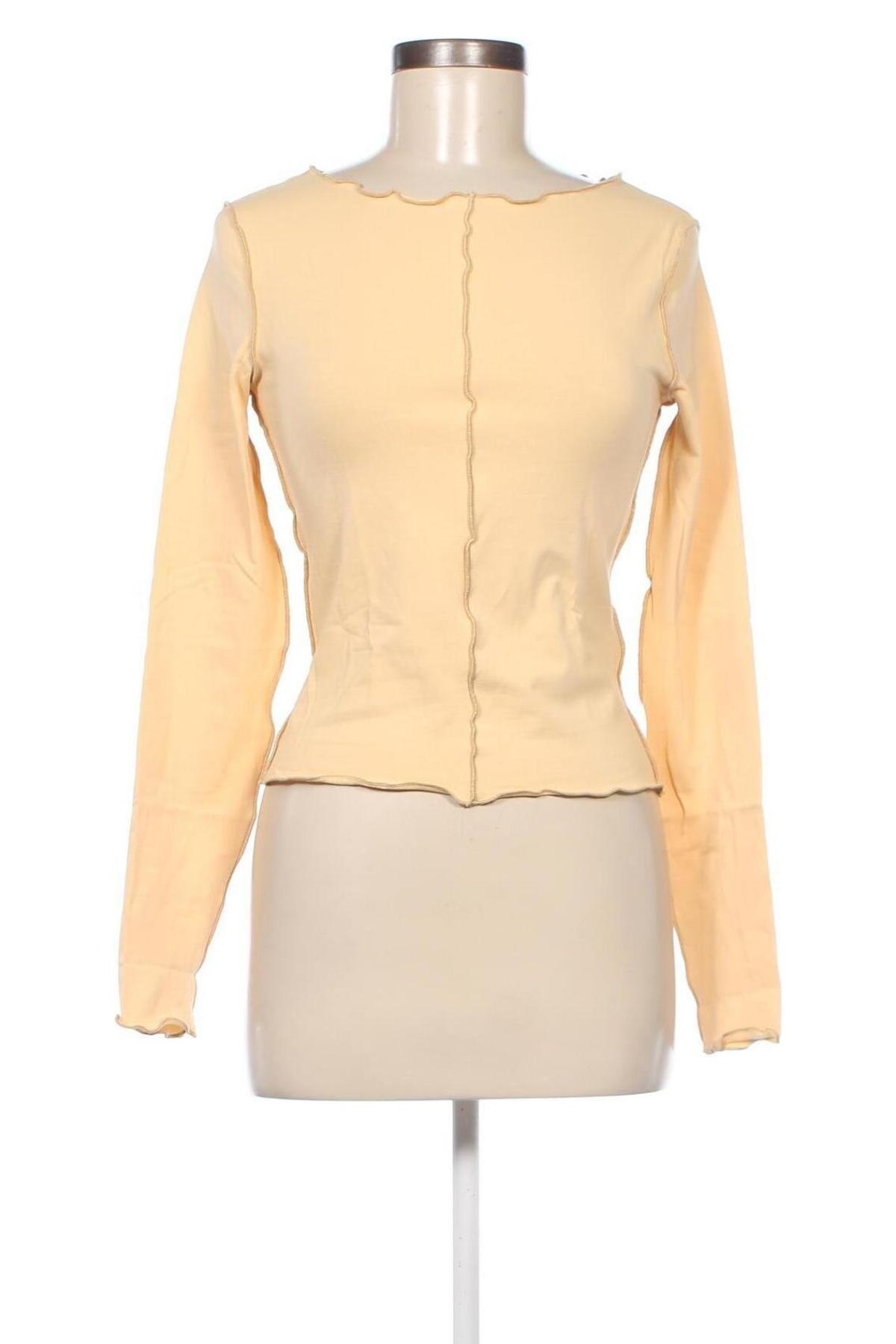 Γυναικεία μπλούζα NA-KD, Μέγεθος S, Χρώμα  Μπέζ, Τιμή 5,95 €