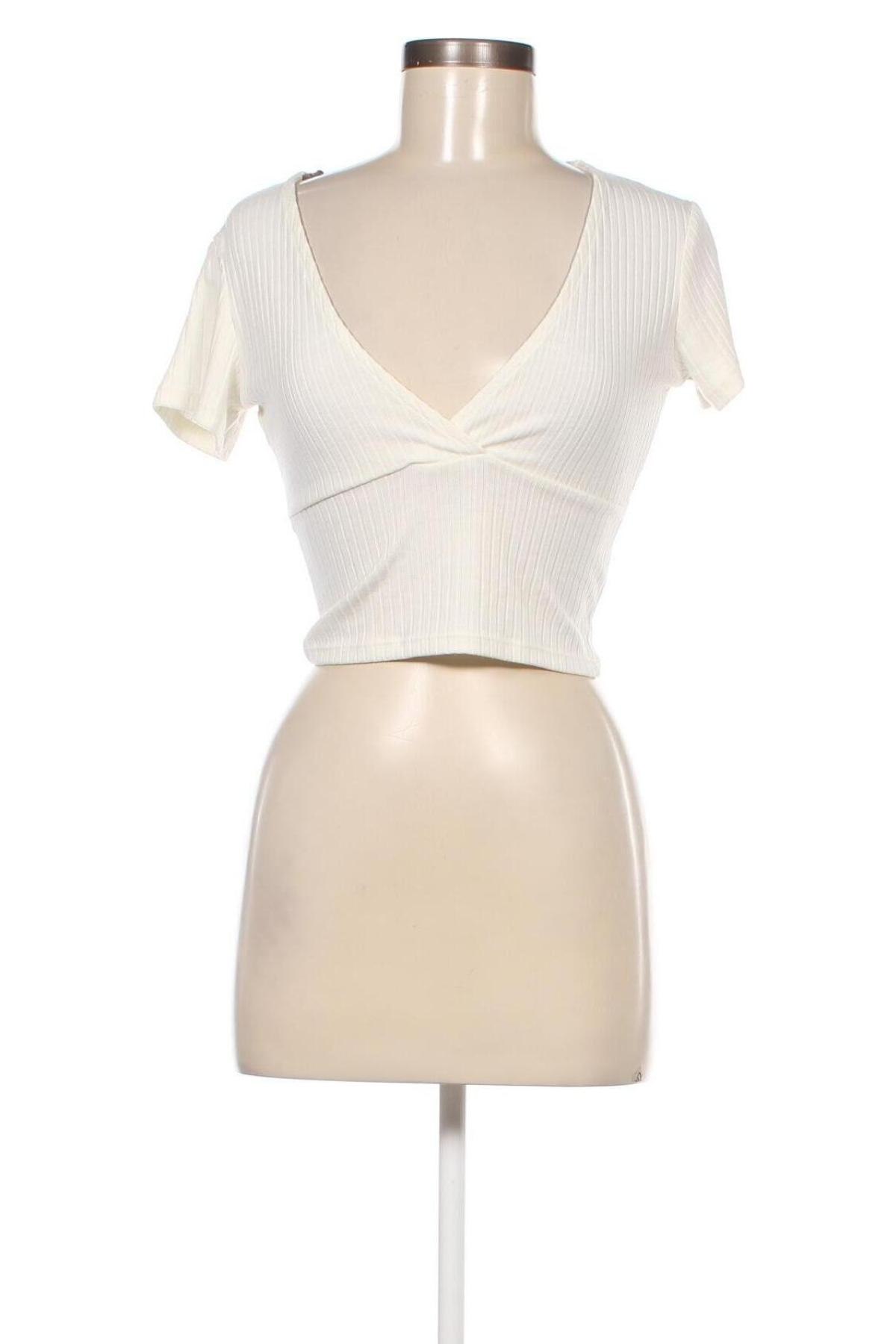 Γυναικεία μπλούζα NA-KD, Μέγεθος S, Χρώμα Εκρού, Τιμή 8,50 €