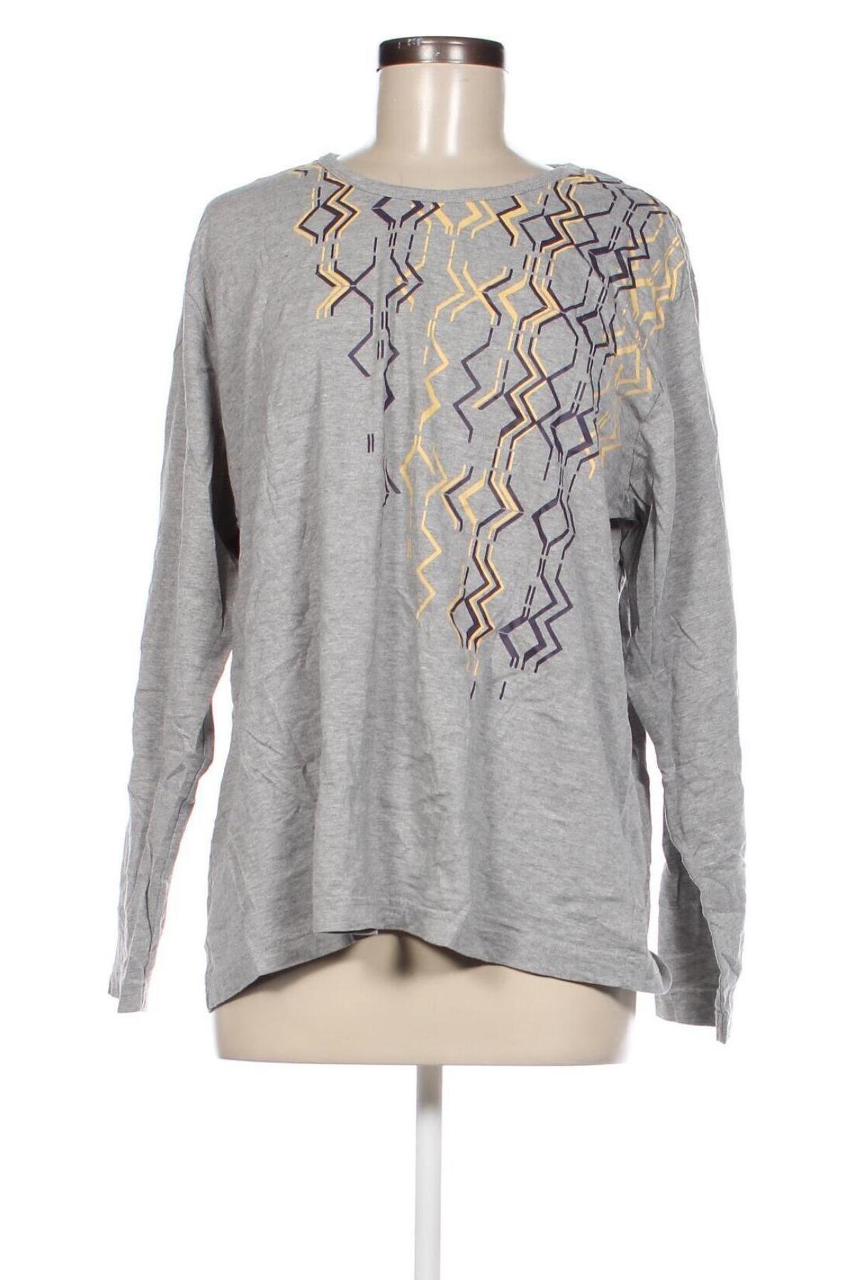 Γυναικεία μπλούζα NOVITA, Μέγεθος XXL, Χρώμα Γκρί, Τιμή 42,68 €