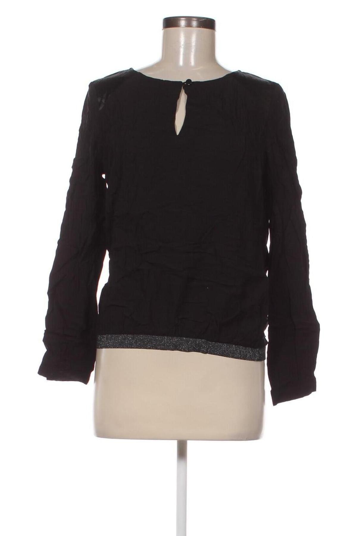 Γυναικεία μπλούζα Naf Naf, Μέγεθος L, Χρώμα Μαύρο, Τιμή 4,21 €