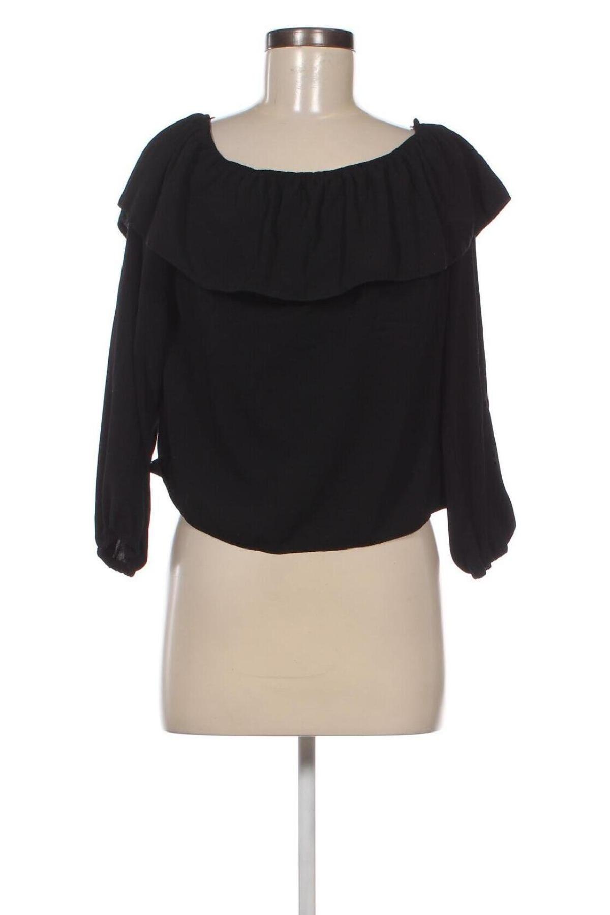 Γυναικεία μπλούζα New Look, Μέγεθος M, Χρώμα Μαύρο, Τιμή 3,53 €