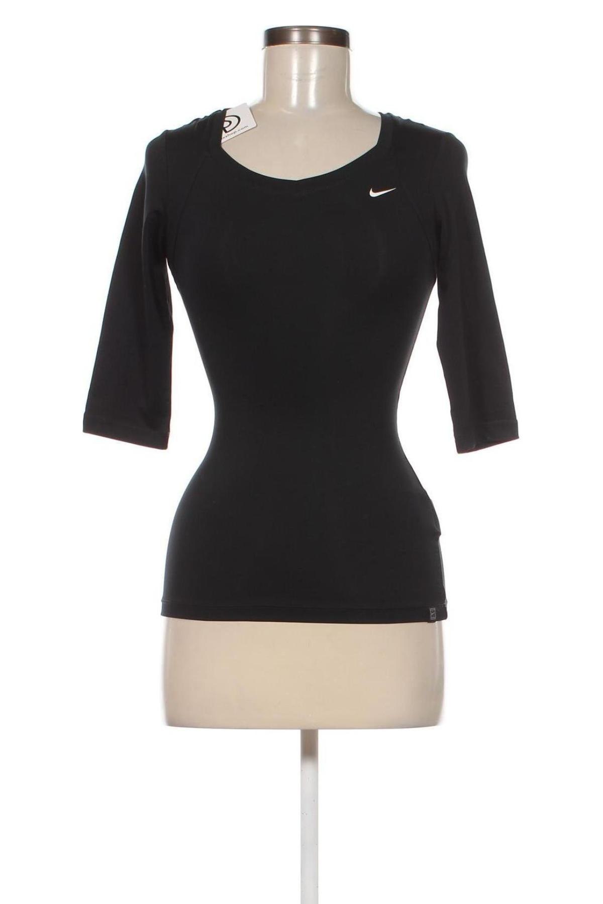 Γυναικεία μπλούζα Nike, Μέγεθος XS, Χρώμα Μαύρο, Τιμή 21,03 €