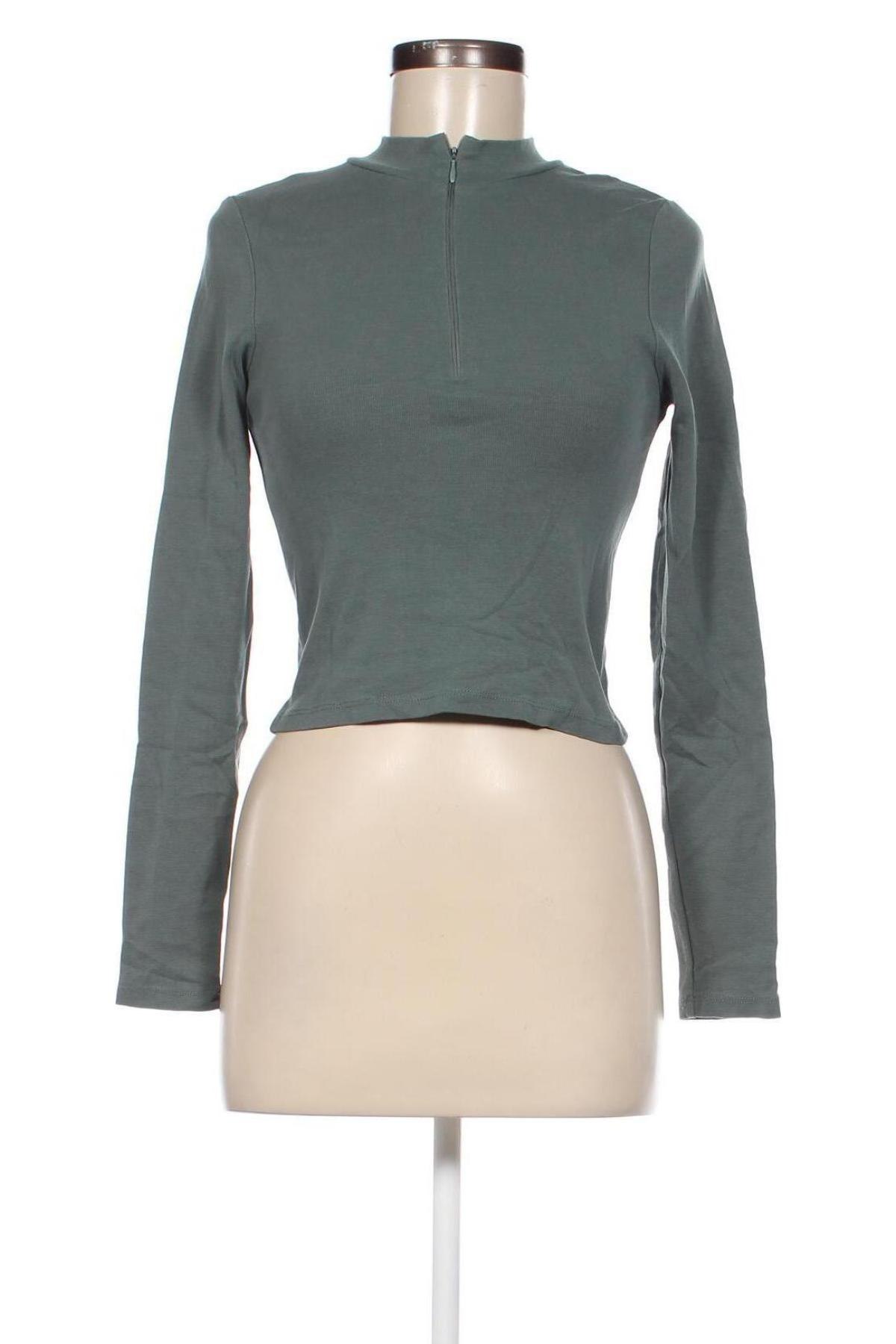 Дамска блуза Nly Trend, Размер M, Цвят Зелен, Цена 5,89 лв.