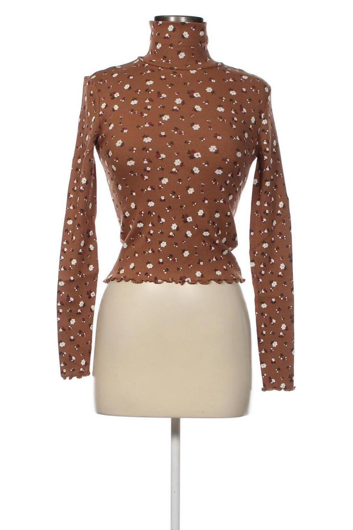 Γυναικεία μπλούζα ONLY, Μέγεθος XS, Χρώμα Καφέ, Τιμή 3,56 €