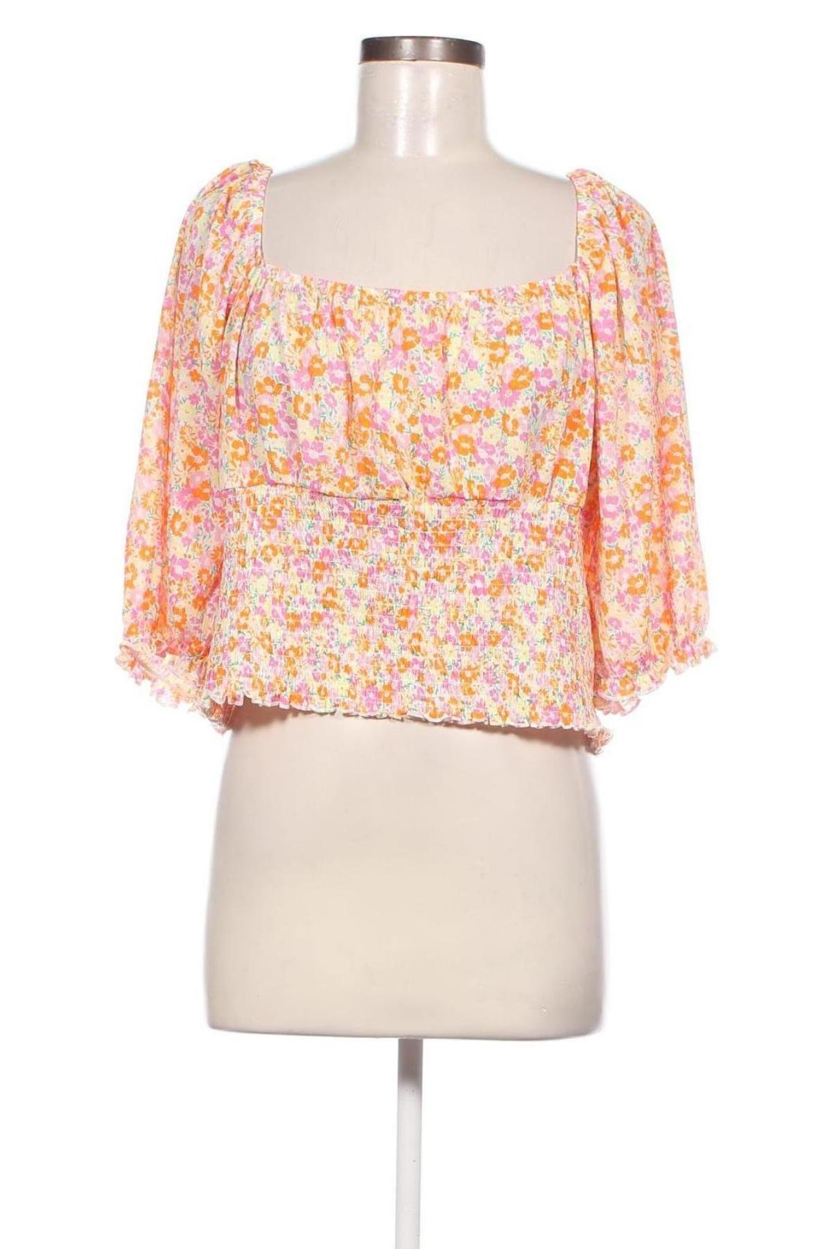 Γυναικεία μπλούζα ONLY, Μέγεθος 3XL, Χρώμα Πολύχρωμο, Τιμή 9,48 €