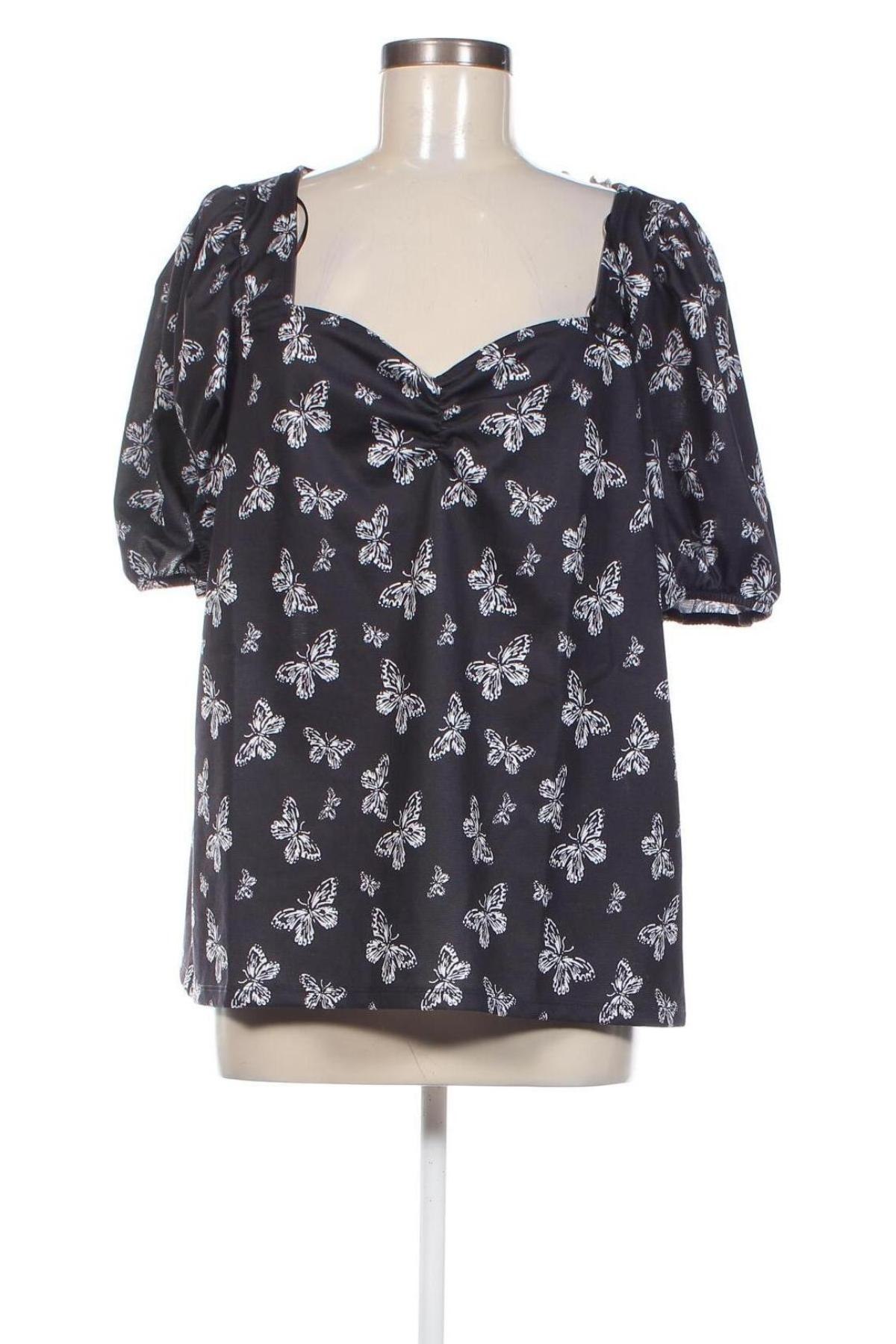 Γυναικεία μπλούζα ONLY, Μέγεθος 3XL, Χρώμα Μαύρο, Τιμή 8,30 €