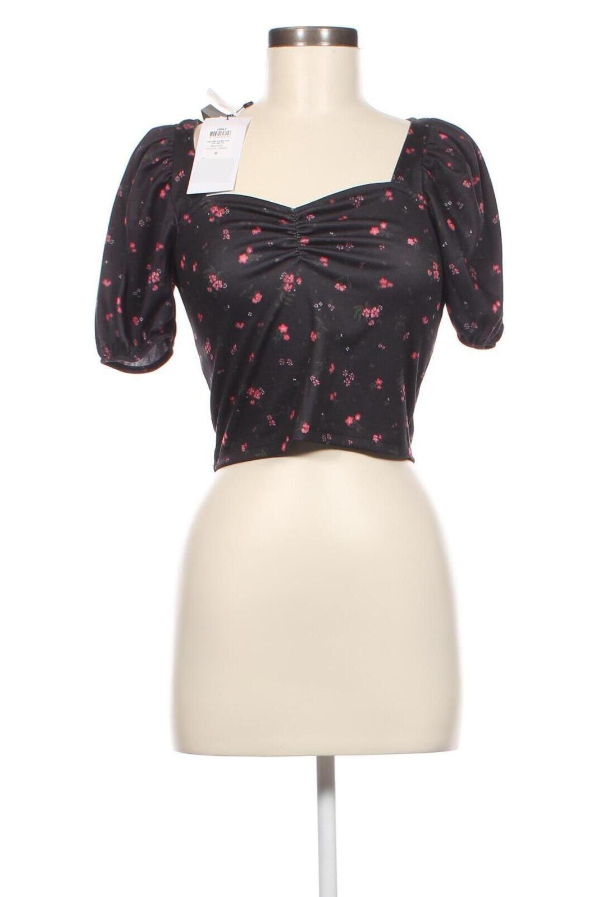 Γυναικεία μπλούζα ONLY, Μέγεθος M, Χρώμα Μαύρο, Τιμή 3,56 €