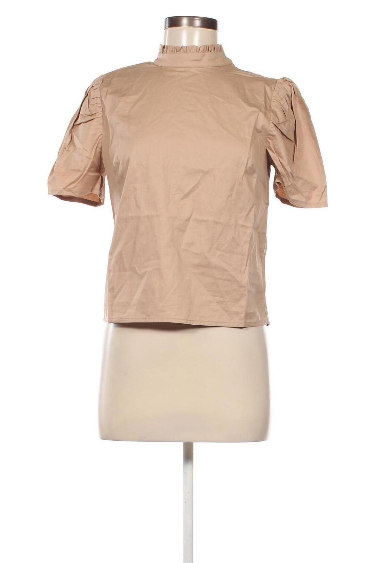 Γυναικεία μπλούζα Object, Μέγεθος S, Χρώμα Καφέ, Τιμή 7,14 €