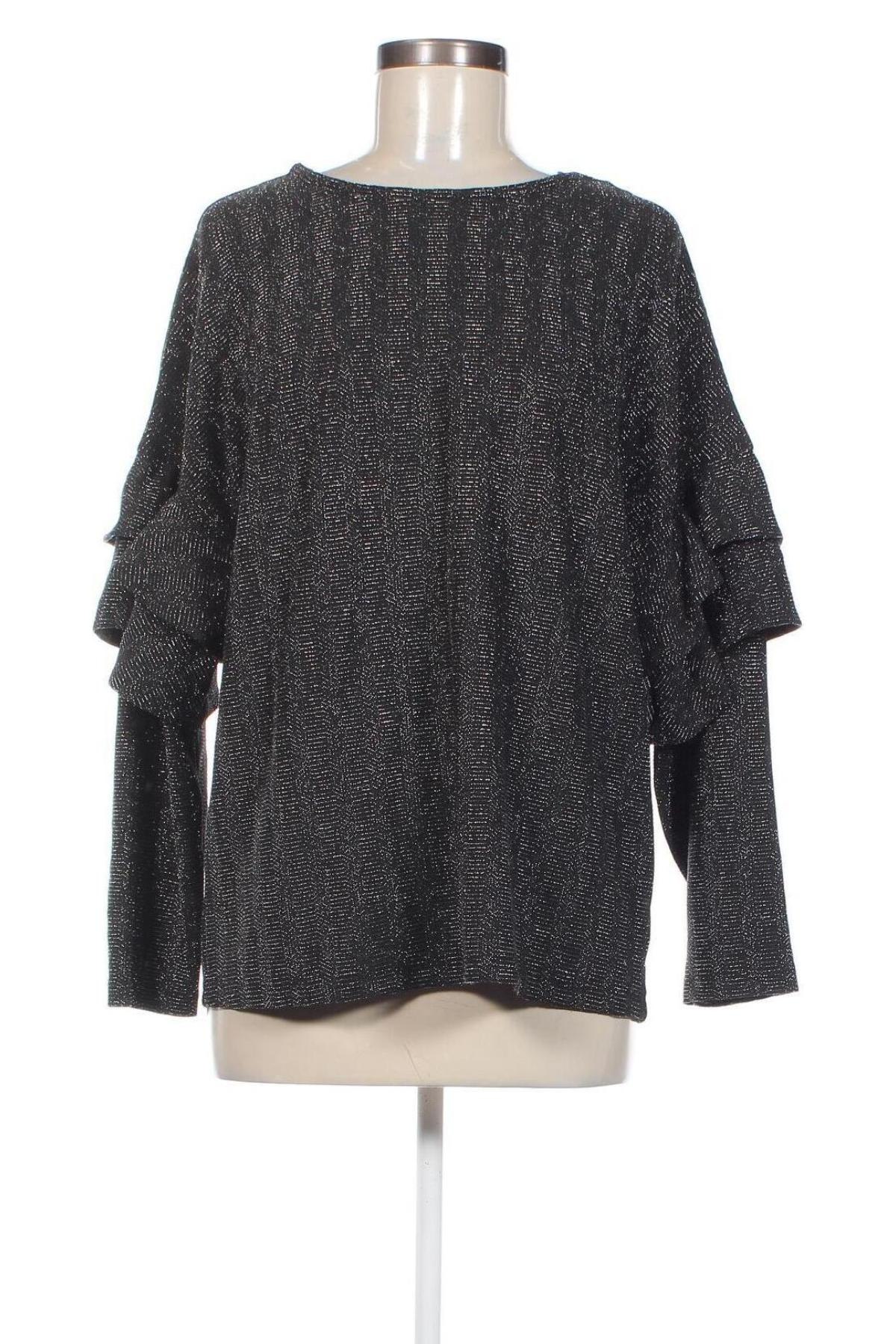Γυναικεία μπλούζα Oviesse, Μέγεθος XL, Χρώμα Μαύρο, Τιμή 3,29 €