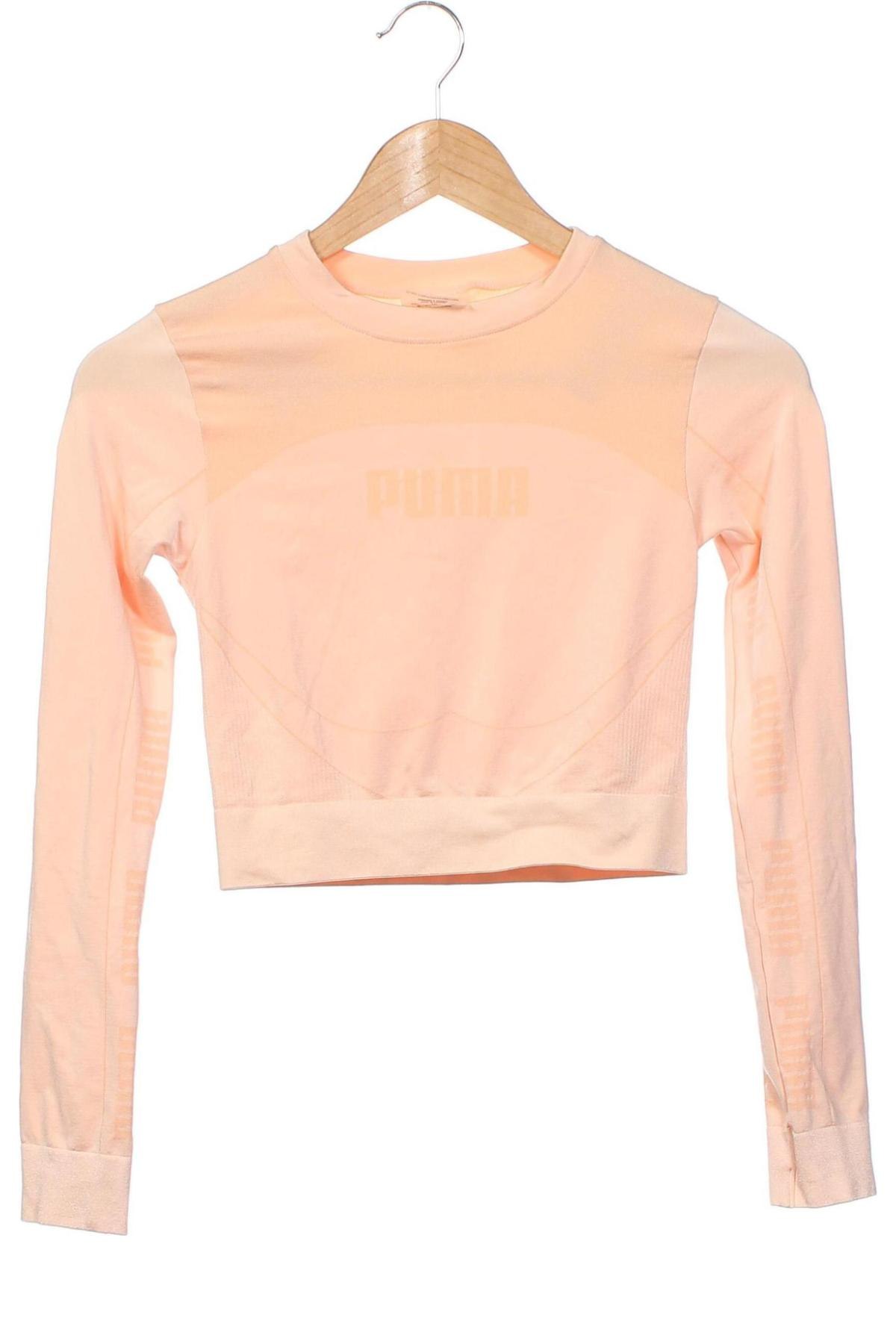 Дамска блуза PUMA, Размер XS, Цвят Оранжев, Цена 19,94 лв.