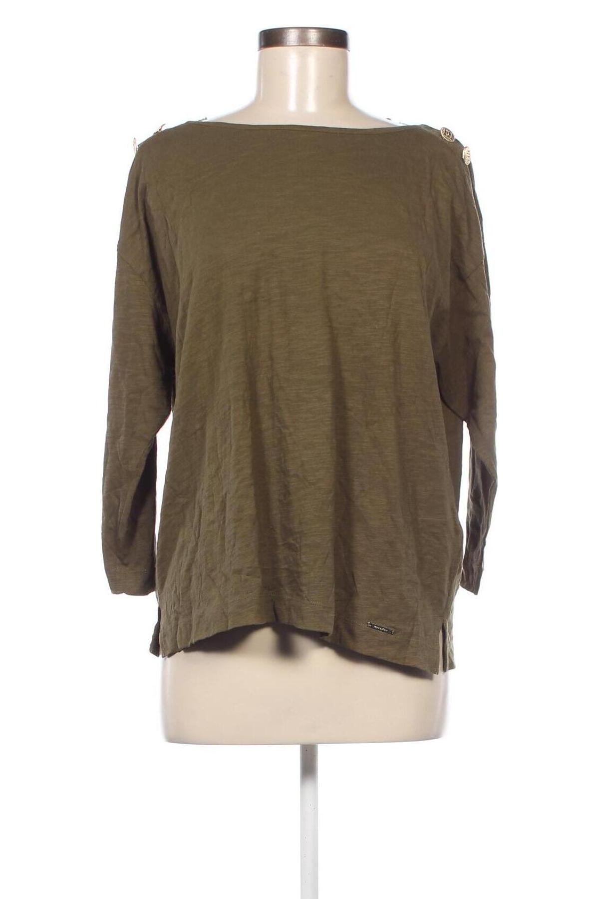 Γυναικεία μπλούζα Pedro Del Hierro, Μέγεθος L, Χρώμα Πράσινο, Τιμή 29,69 €