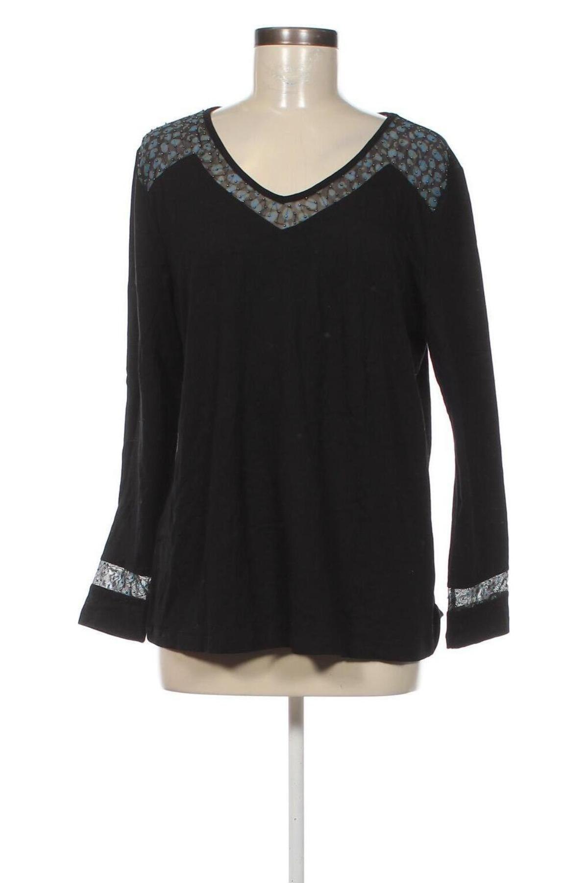 Γυναικεία μπλούζα Pfeffinger, Μέγεθος XL, Χρώμα Μαύρο, Τιμή 5,29 €