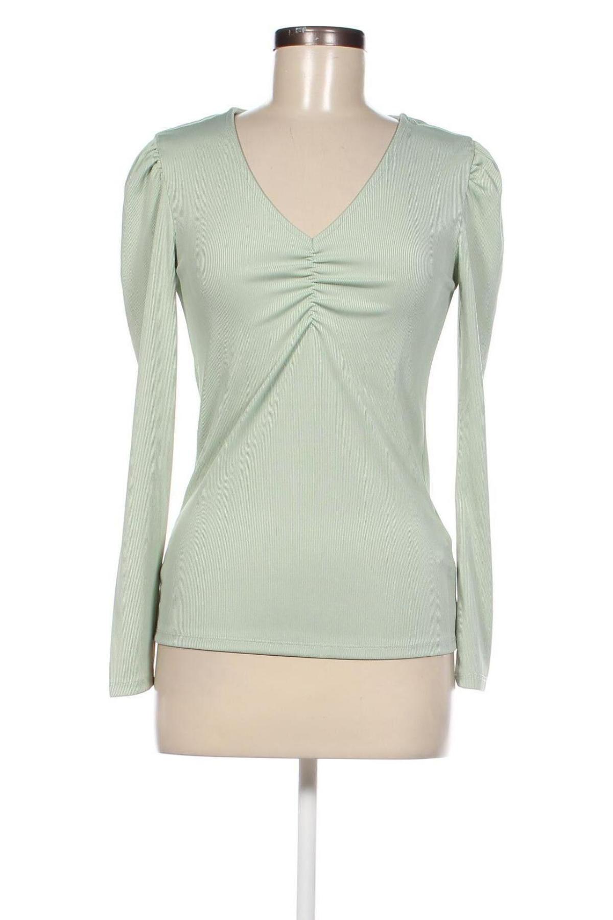 Γυναικεία μπλούζα Piazza Italia, Μέγεθος L, Χρώμα Πράσινο, Τιμή 9,62 €