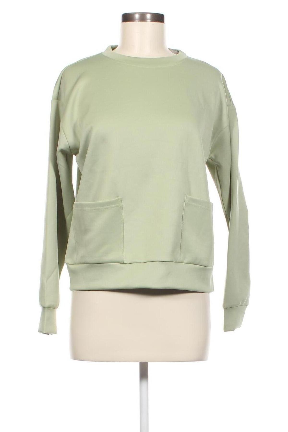 Дамска блуза Pieces, Размер L, Цвят Зелен, Цена 9,20 лв.