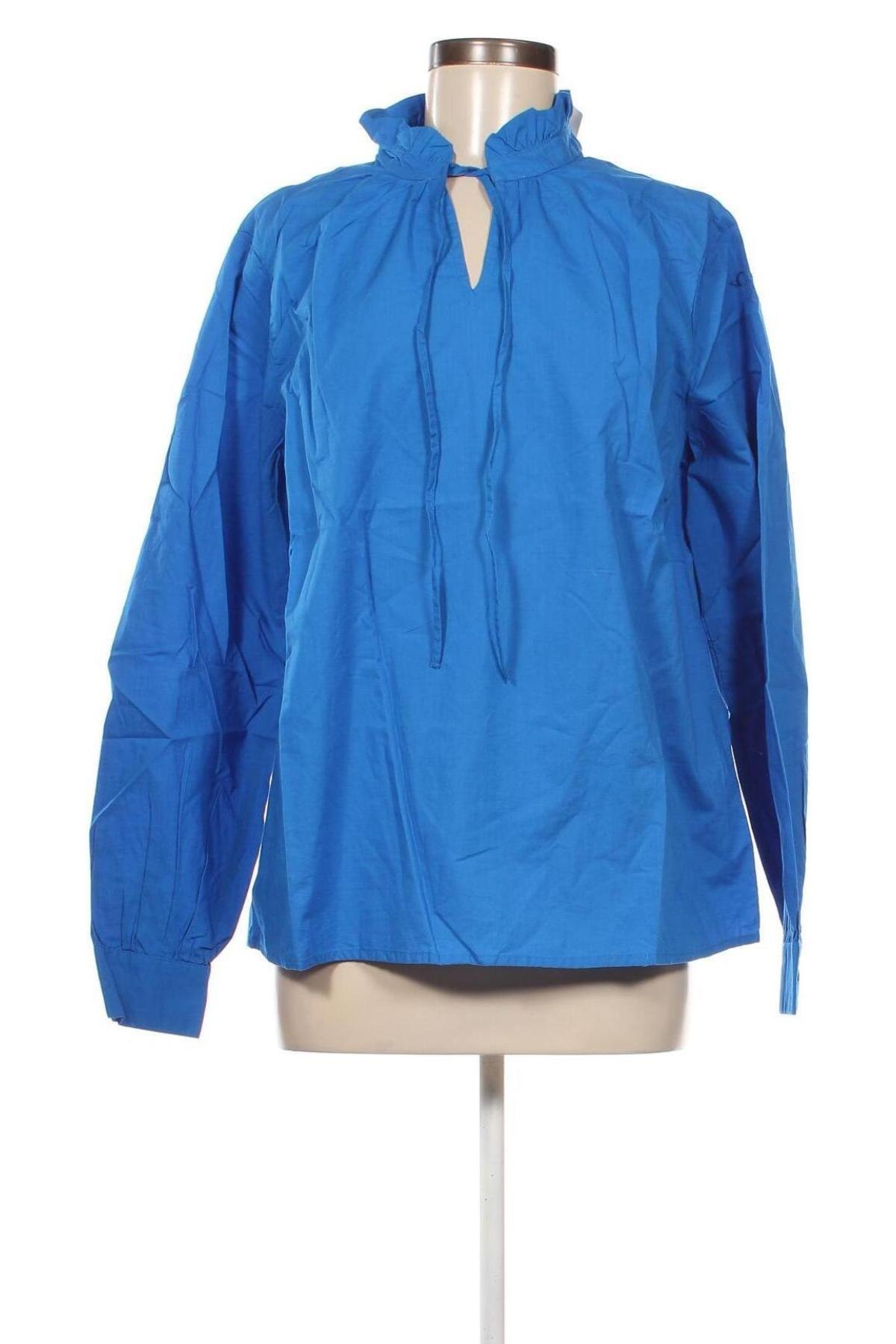 Дамска блуза Pieces, Размер XL, Цвят Син, Цена 46,00 лв.
