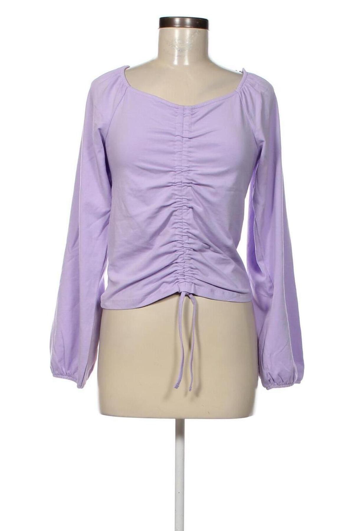 Дамска блуза Pieces, Размер XL, Цвят Лилав, Цена 10,12 лв.