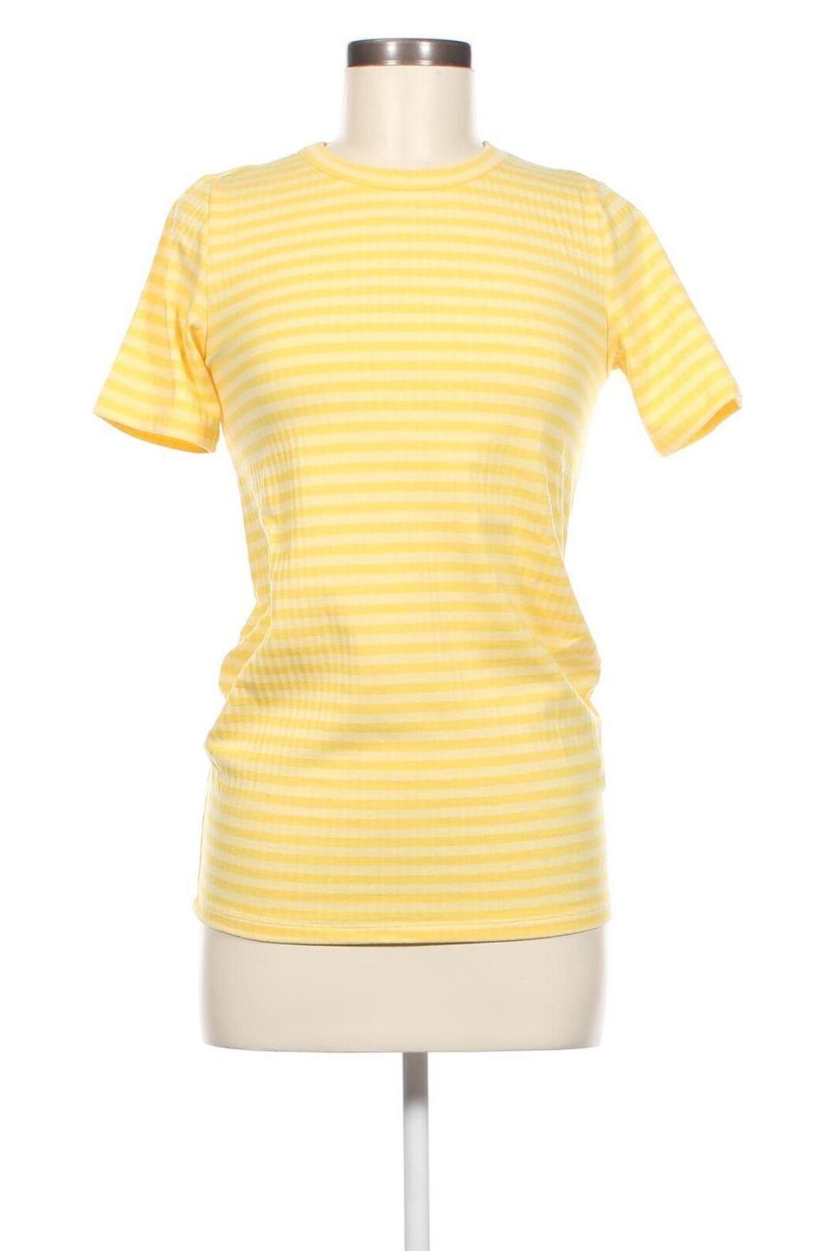 Дамска блуза Pieces, Размер M, Цвят Жълт, Цена 6,90 лв.