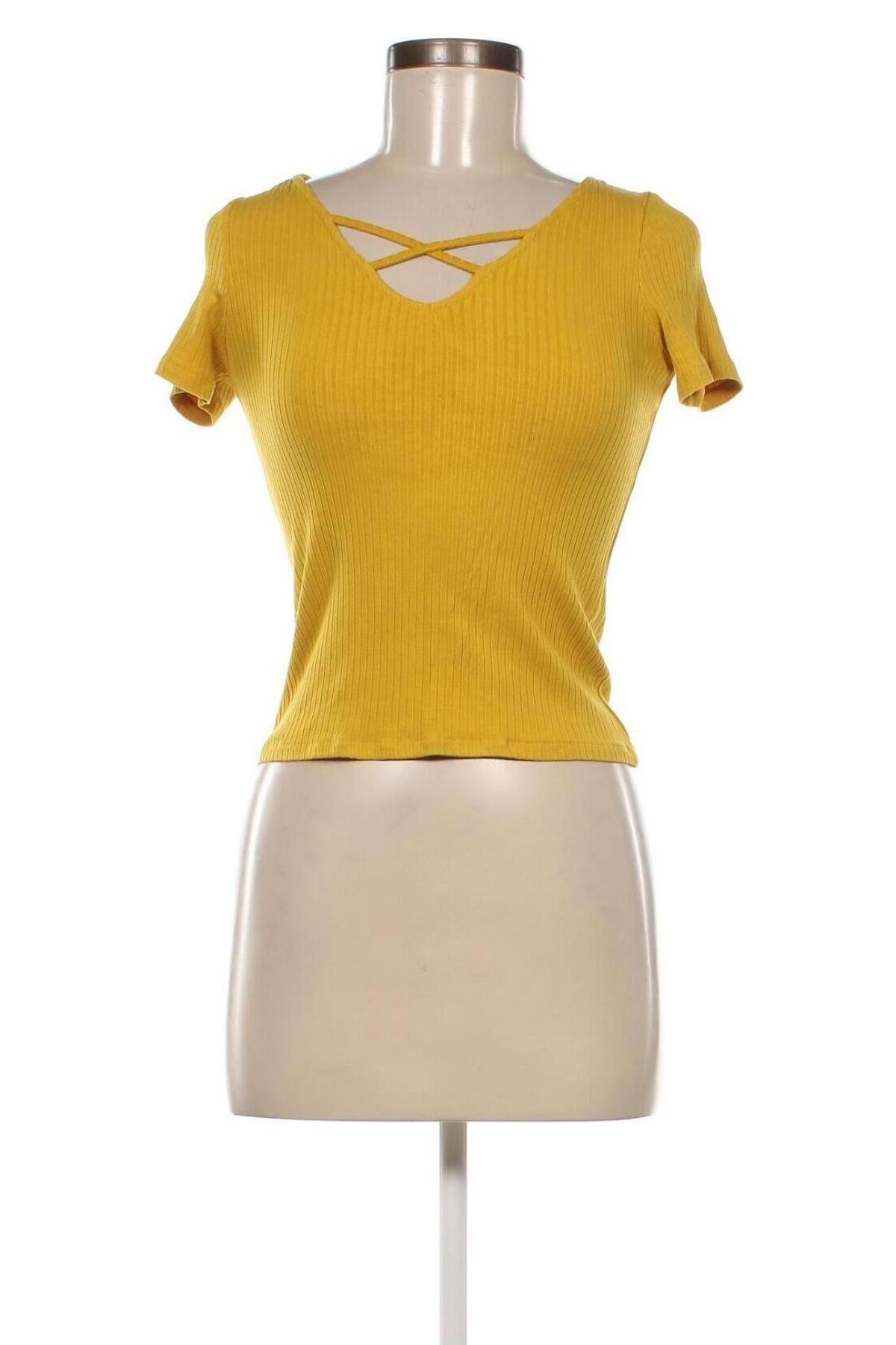 Дамска блуза Pimkie, Размер S, Цвят Жълт, Цена 9,69 лв.