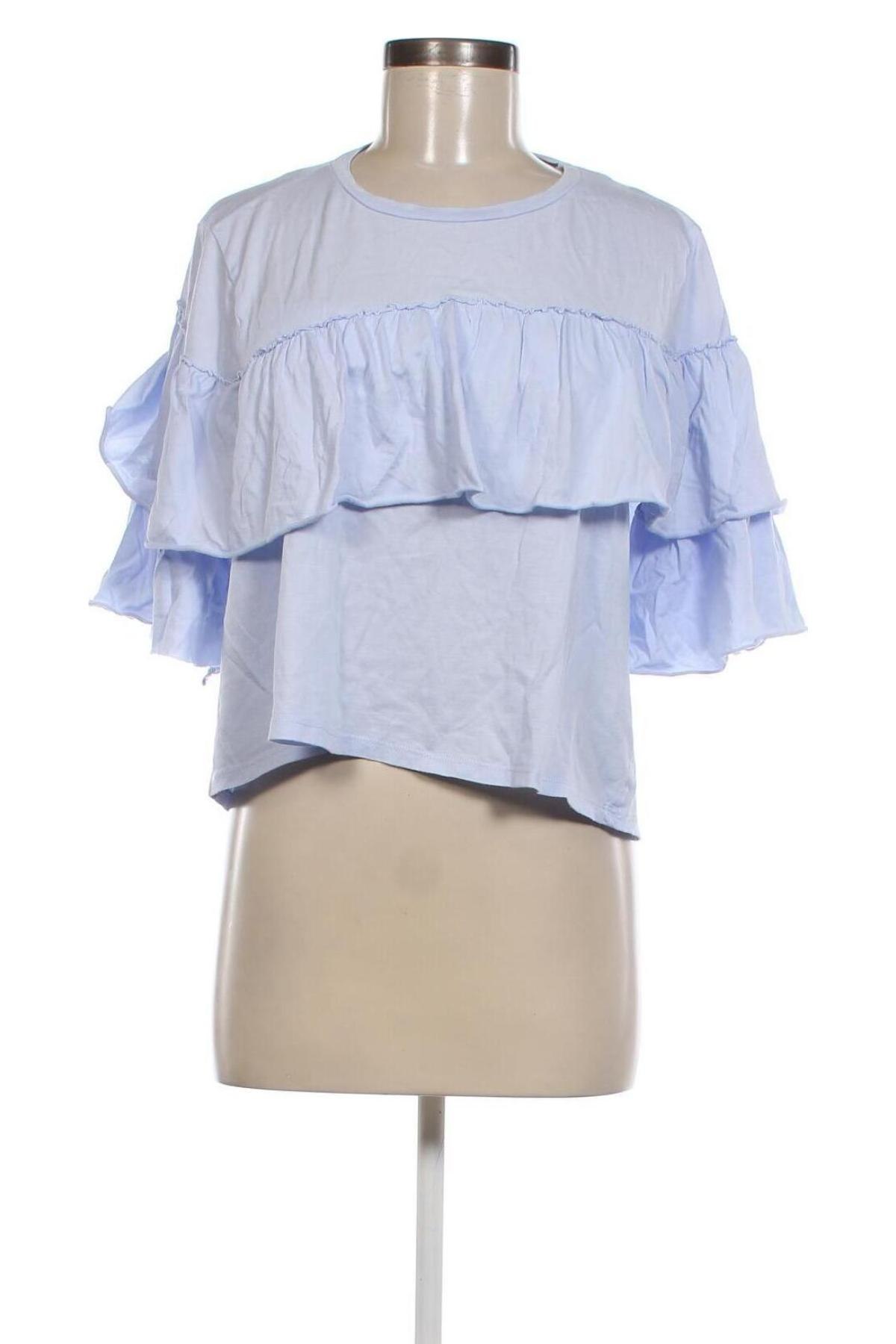 Γυναικεία μπλούζα Pull&Bear, Μέγεθος M, Χρώμα Μπλέ, Τιμή 10,00 €