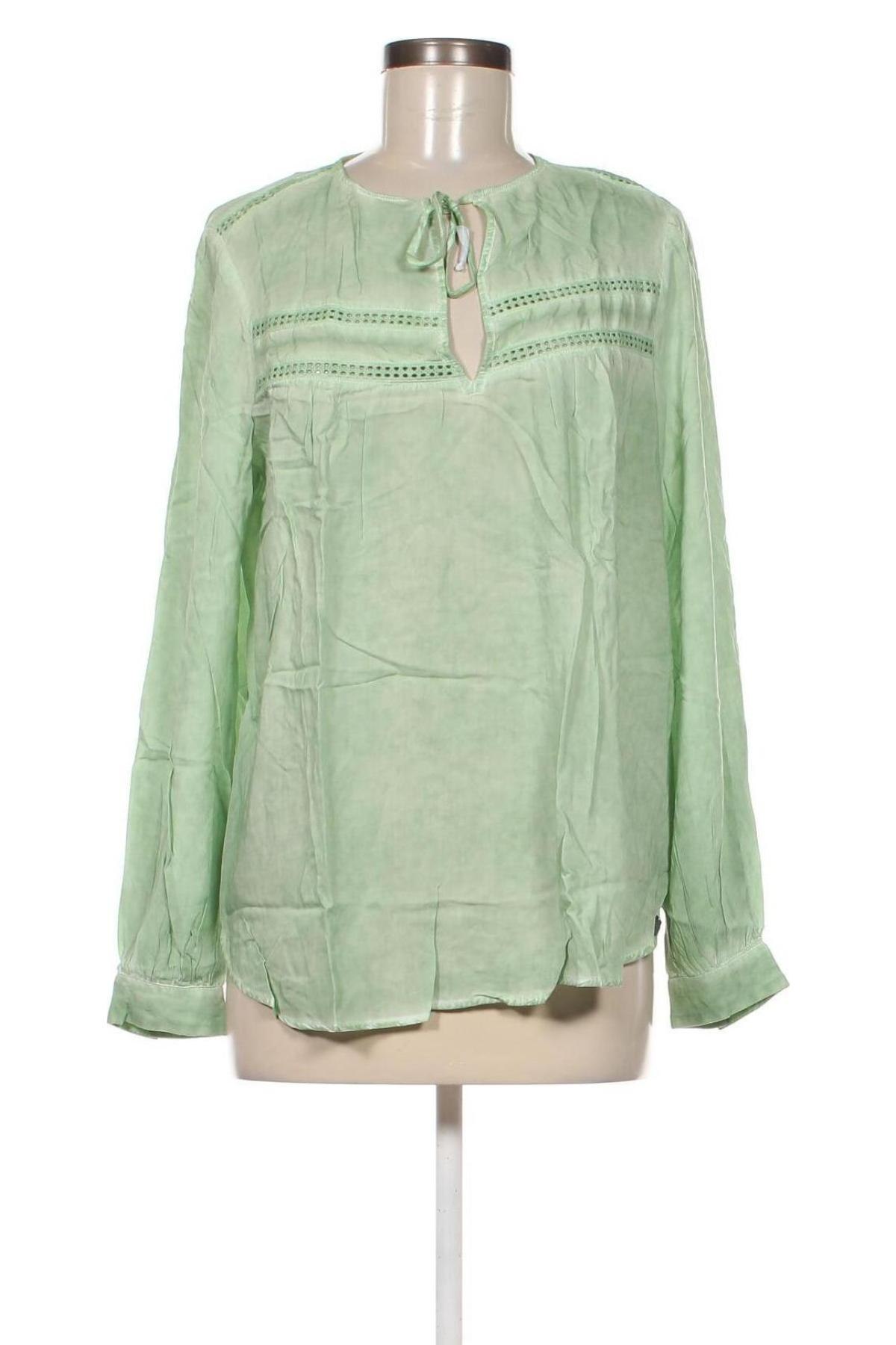 Γυναικεία μπλούζα Q/S by S.Oliver, Μέγεθος M, Χρώμα Πράσινο, Τιμή 11,91 €