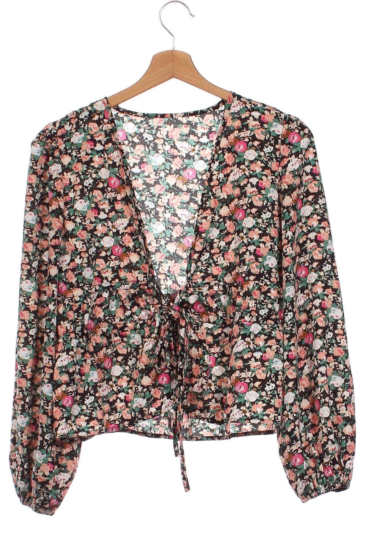 Дамска блуза SHEIN, Размер XS, Цвят Многоцветен, Цена 10,56 лв.