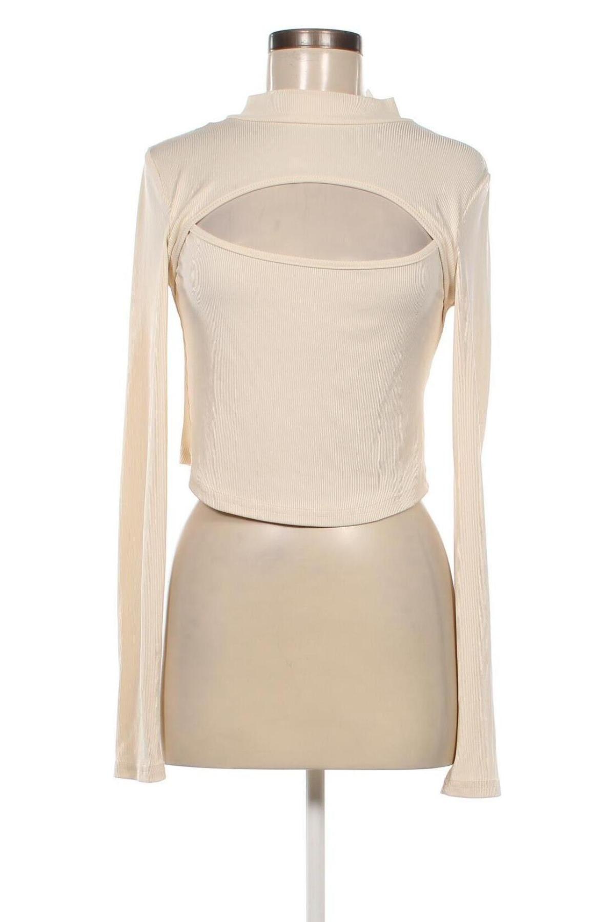Γυναικεία μπλούζα SHEIN, Μέγεθος M, Χρώμα Εκρού, Τιμή 4,70 €