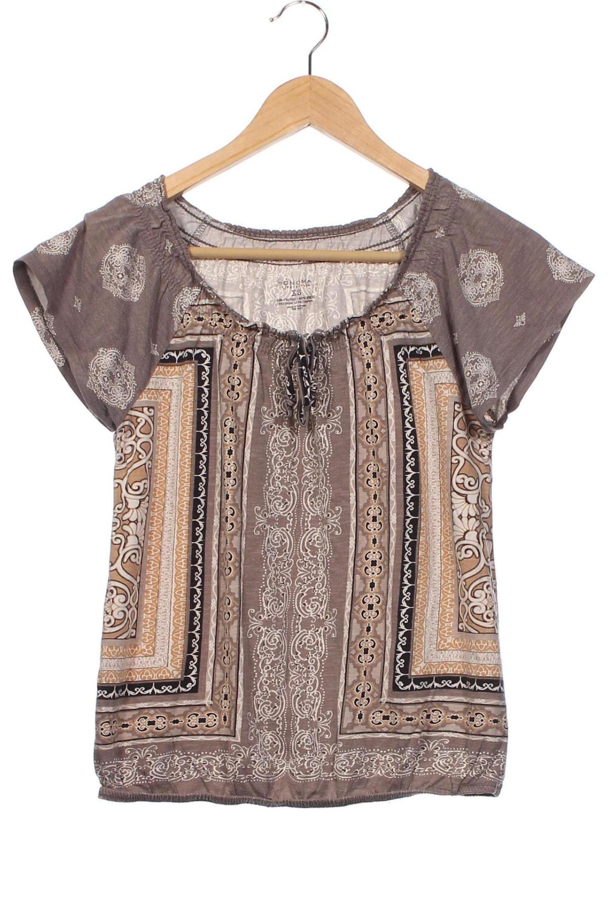 Damen Shirt Sonoma, Größe XS, Farbe Mehrfarbig, Preis € 4,67