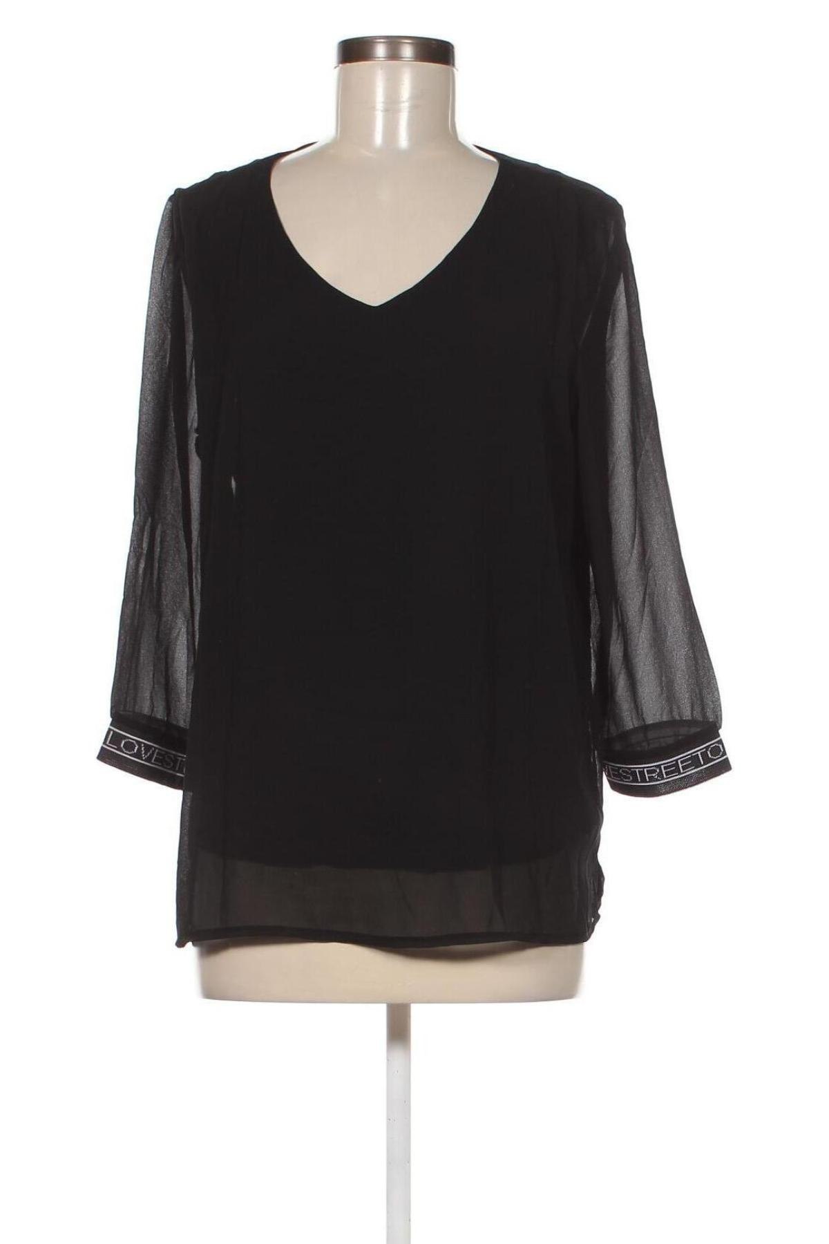 Дамска блуза Street One, Размер M, Цвят Черен, Цена 6,80 лв.