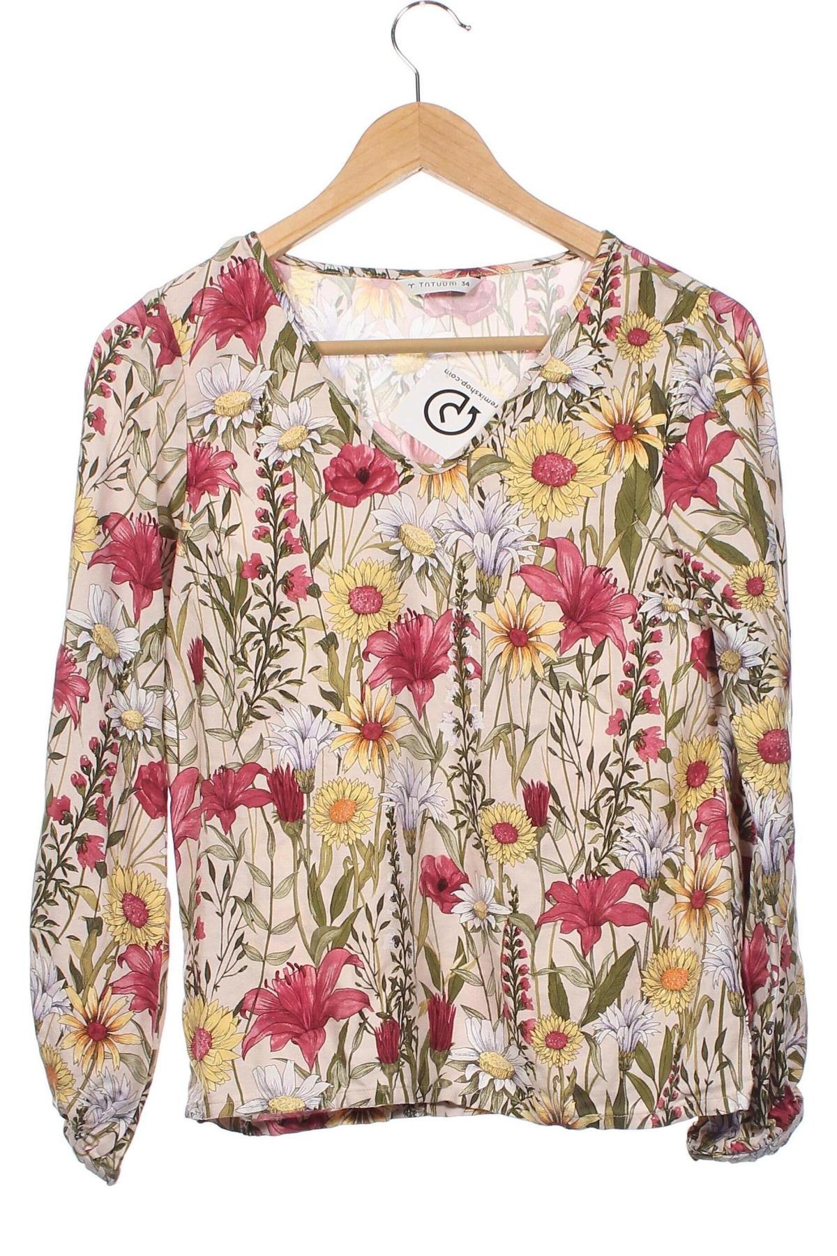 Γυναικεία μπλούζα Tatuum, Μέγεθος XS, Χρώμα Πολύχρωμο, Τιμή 13,95 €