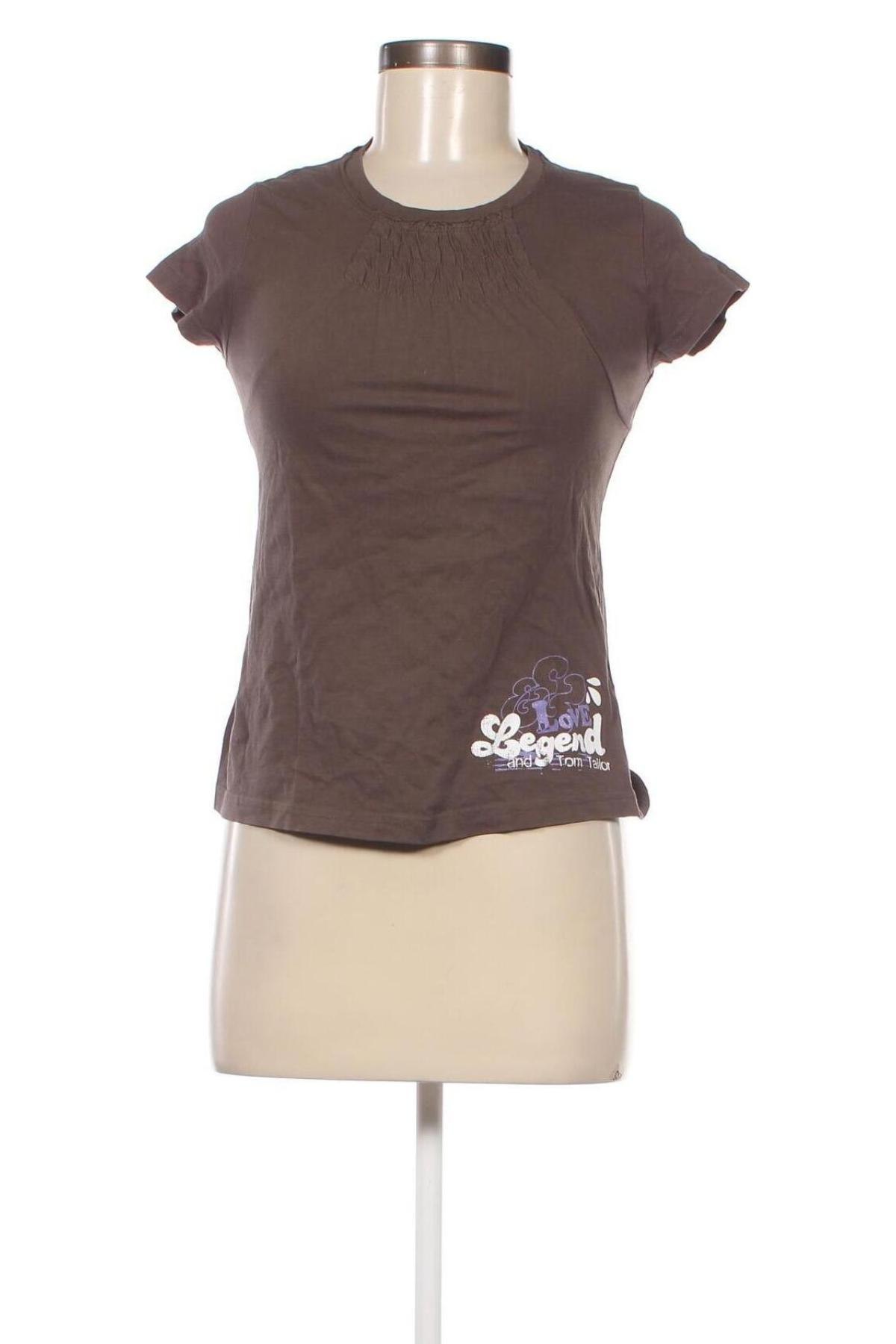 Γυναικεία μπλούζα Tom Tailor, Μέγεθος M, Χρώμα Καφέ, Τιμή 9,18 €
