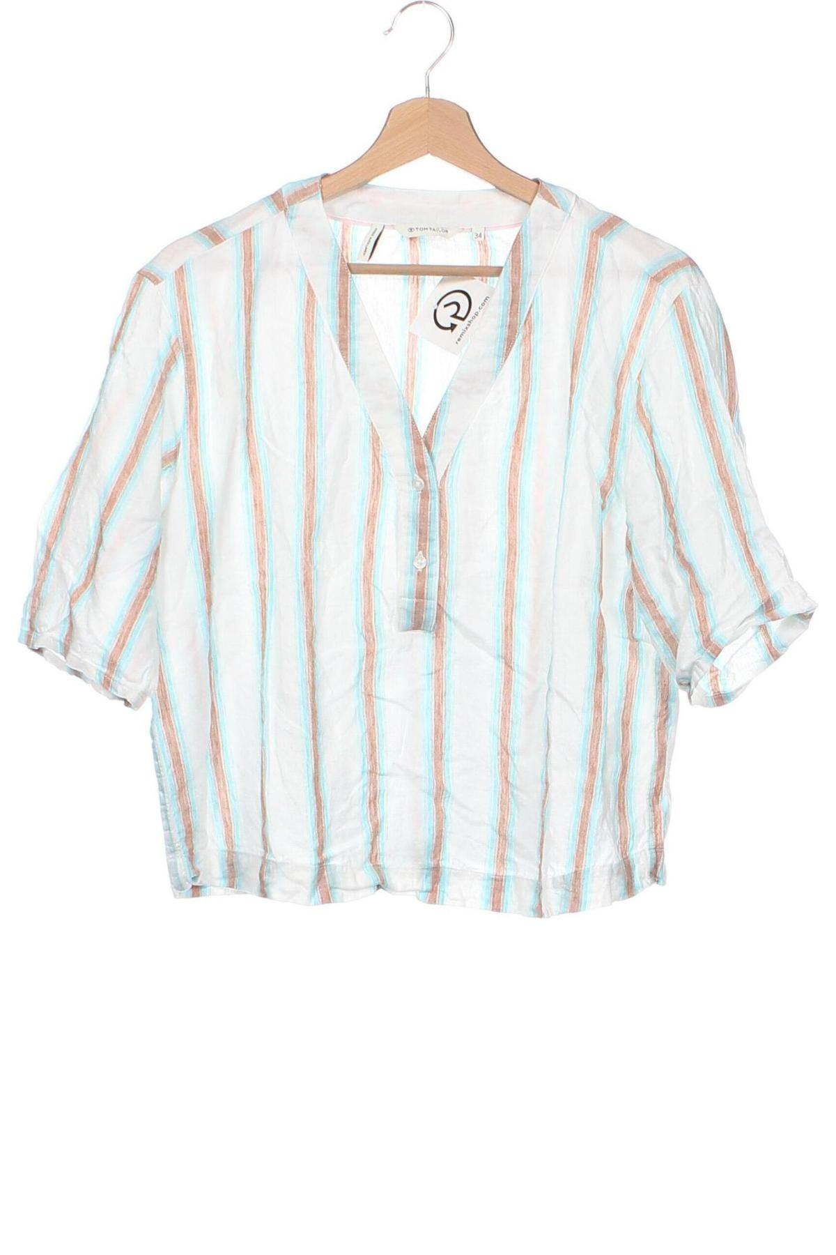 Γυναικεία μπλούζα Tom Tailor, Μέγεθος XS, Χρώμα Πολύχρωμο, Τιμή 10,54 €