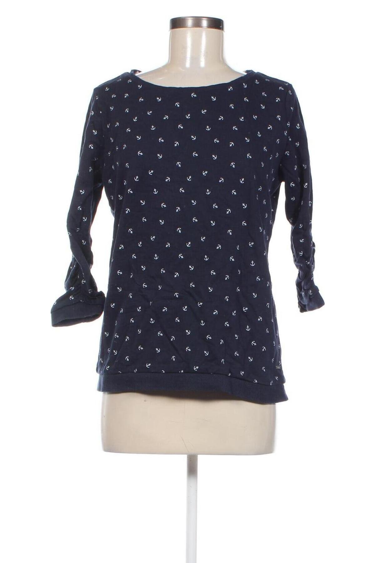 Γυναικεία μπλούζα Tom Tailor, Μέγεθος XL, Χρώμα Μπλέ, Τιμή 11,36 €