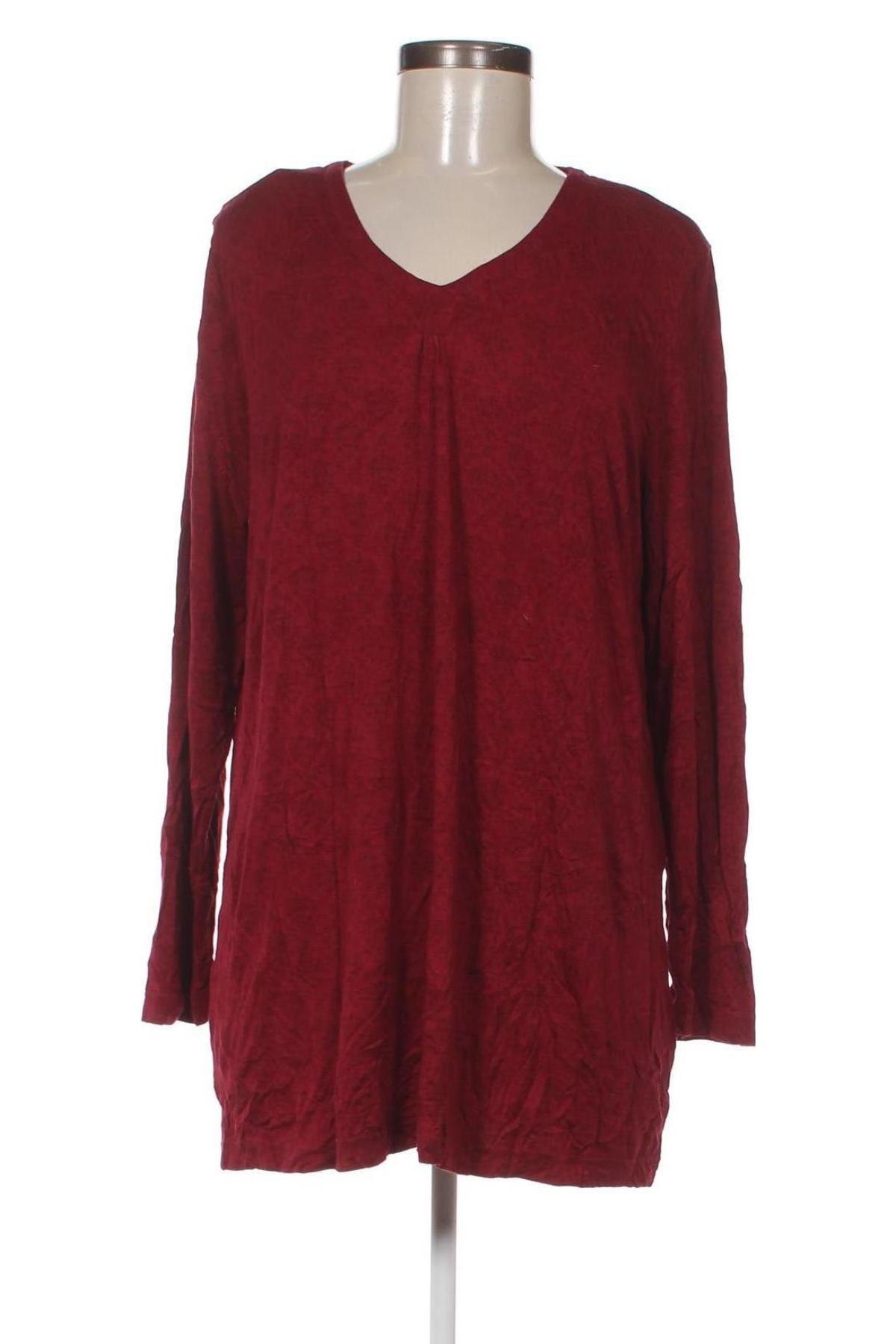 Дамска блуза Ulla Popken, Размер XXL, Цвят Червен, Цена 32,98 лв.