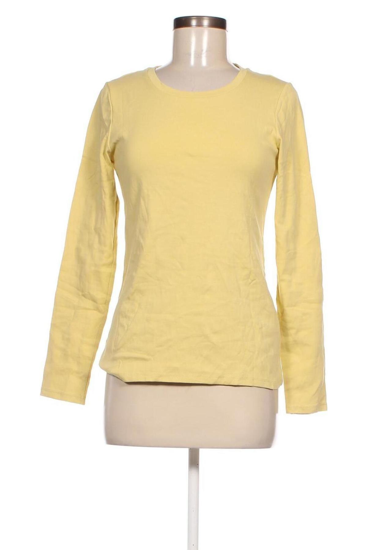 Дамска блуза Uniqlo, Размер M, Цвят Жълт, Цена 5,78 лв.