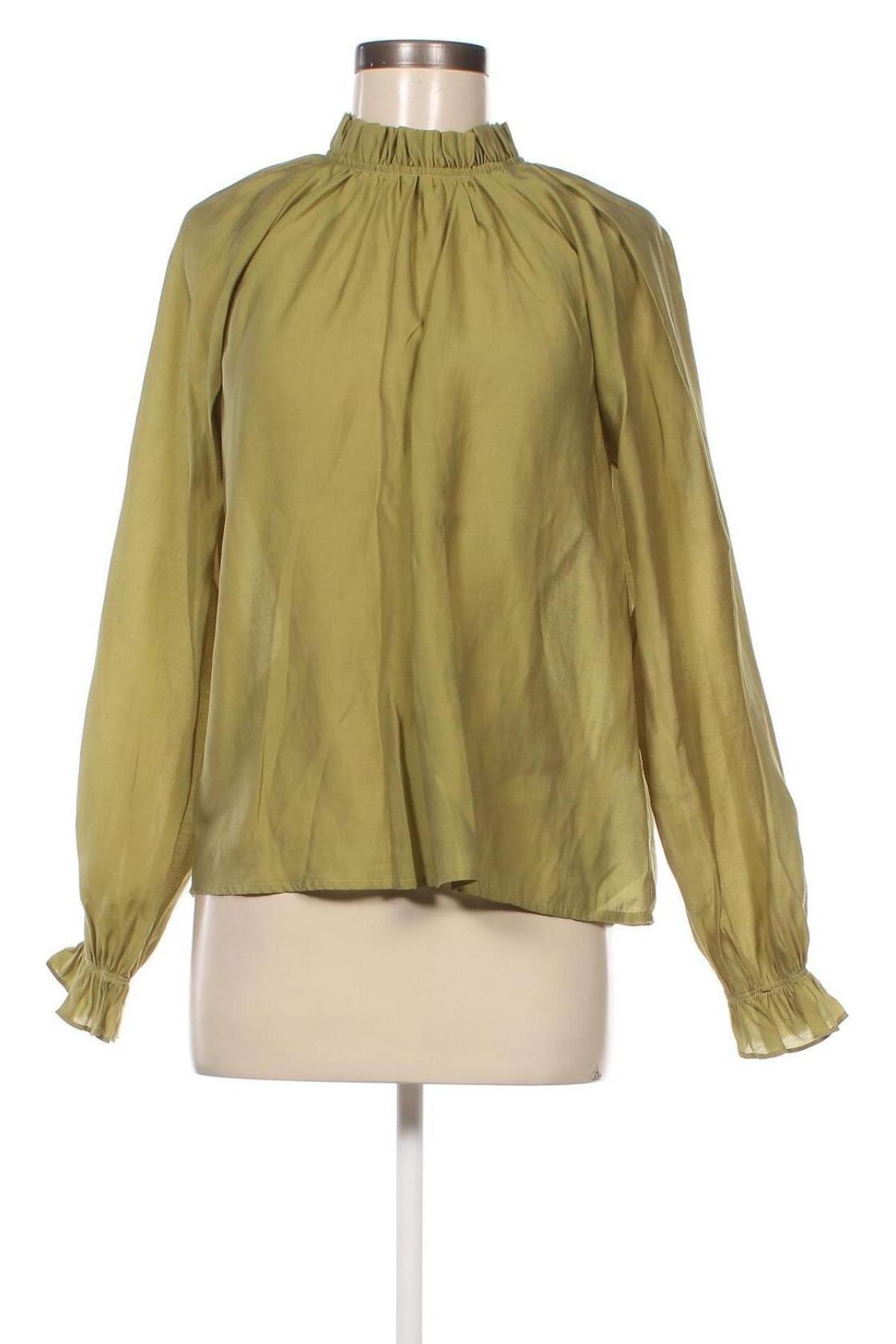 Γυναικεία μπλούζα VILA, Μέγεθος M, Χρώμα Πράσινο, Τιμή 10,23 €