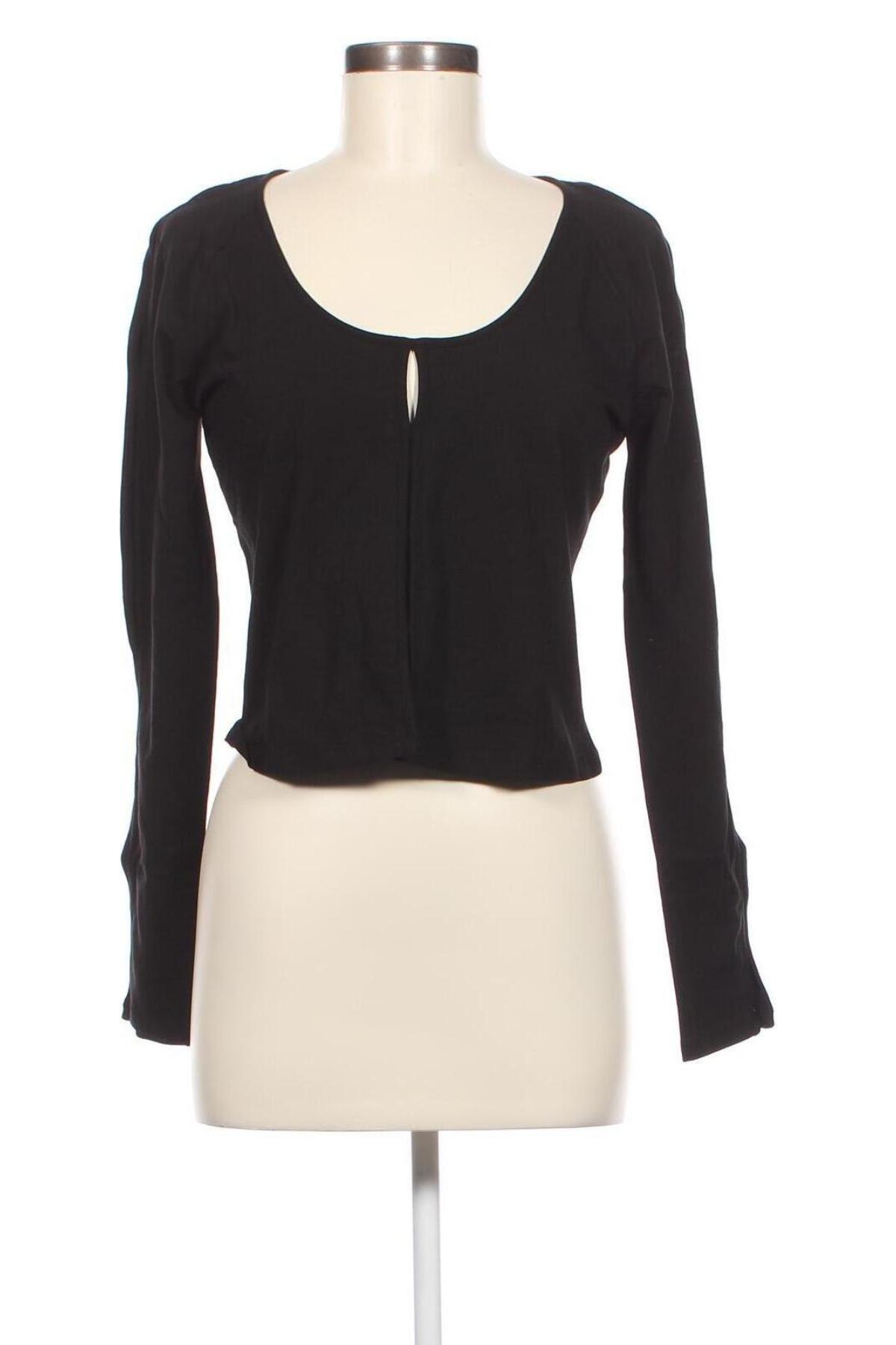 Дамска блуза Weekday, Размер L, Цвят Черен, Цена 9,20 лв.
