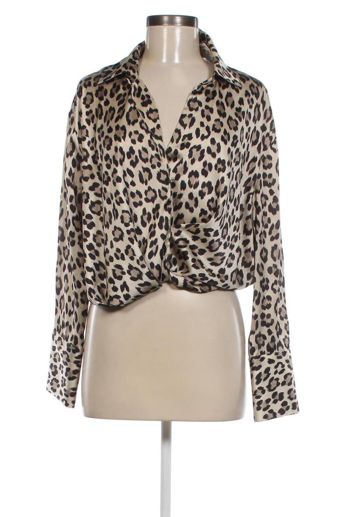 Дамска блуза Zara, Размер L, Цвят Многоцветен, Цена 27,02 лв.