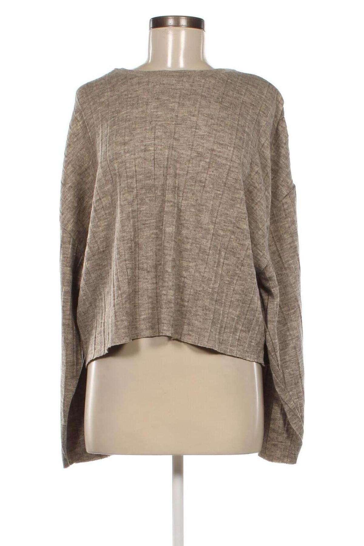 Damen Shirt Zara, Größe L, Farbe Beige, Preis 13,84 €