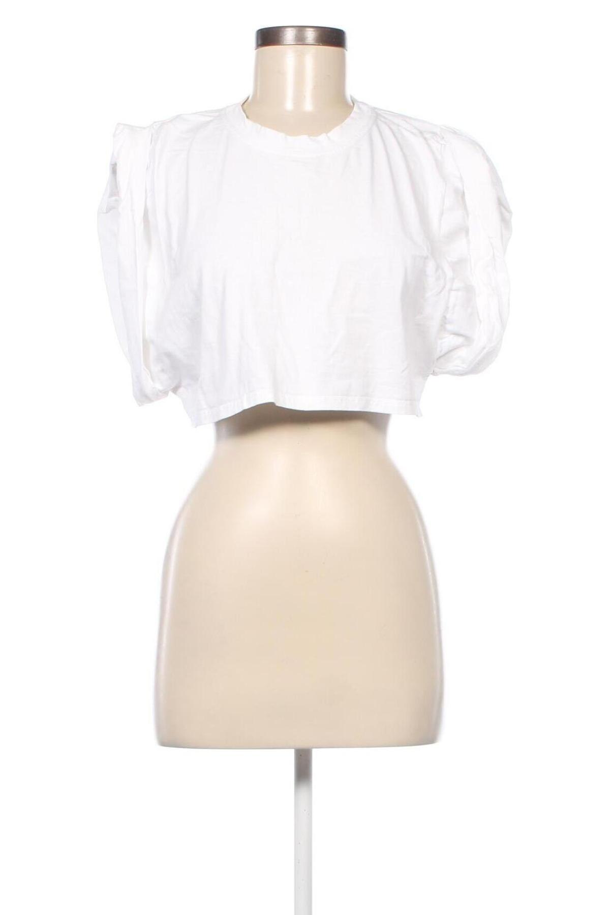 Дамска блуза Zara, Размер S, Цвят Бял, Цена 29,84 лв.