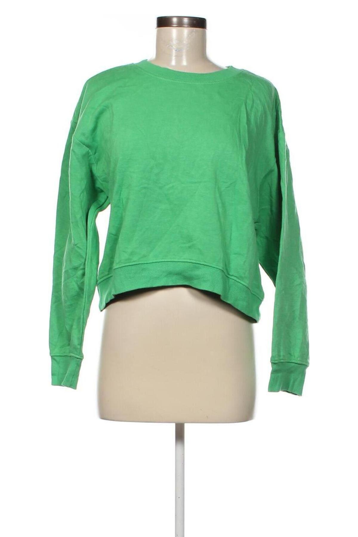 Дамска блуза Zara, Размер M, Цвят Зелен, Цена 27,00 лв.