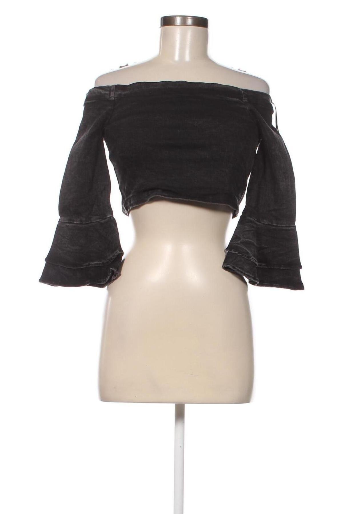 Γυναικεία μπλούζα Zara, Μέγεθος S, Χρώμα Γκρί, Τιμή 7,52 €