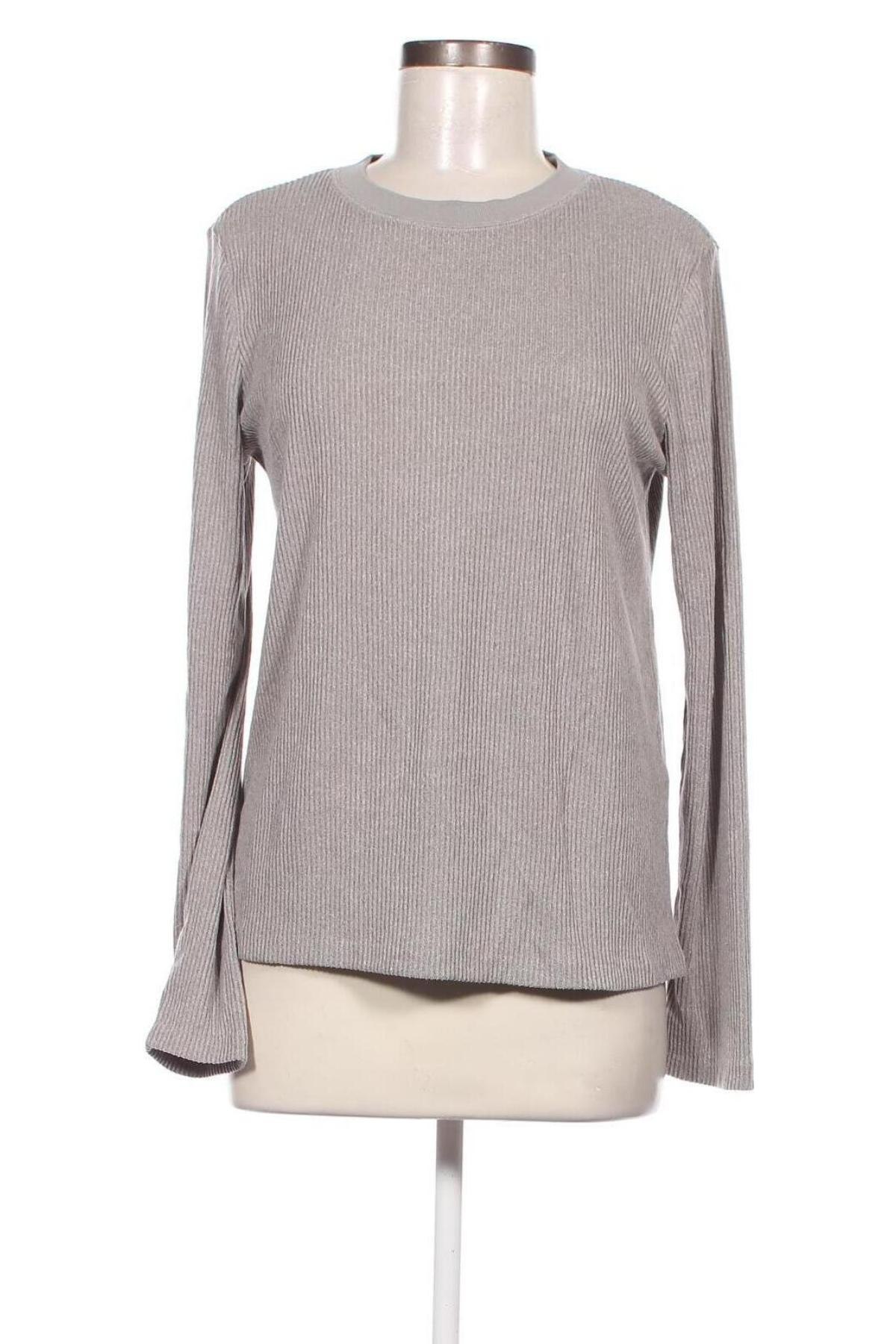 Γυναικεία μπλούζα Zara, Μέγεθος L, Χρώμα Γκρί, Τιμή 3,34 €