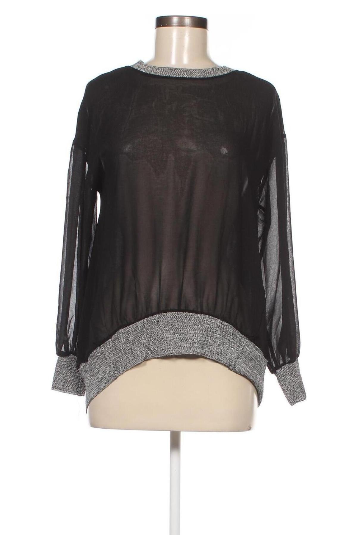 Bluză de femei Zara, Mărime M, Culoare Negru, Preț 17,76 Lei