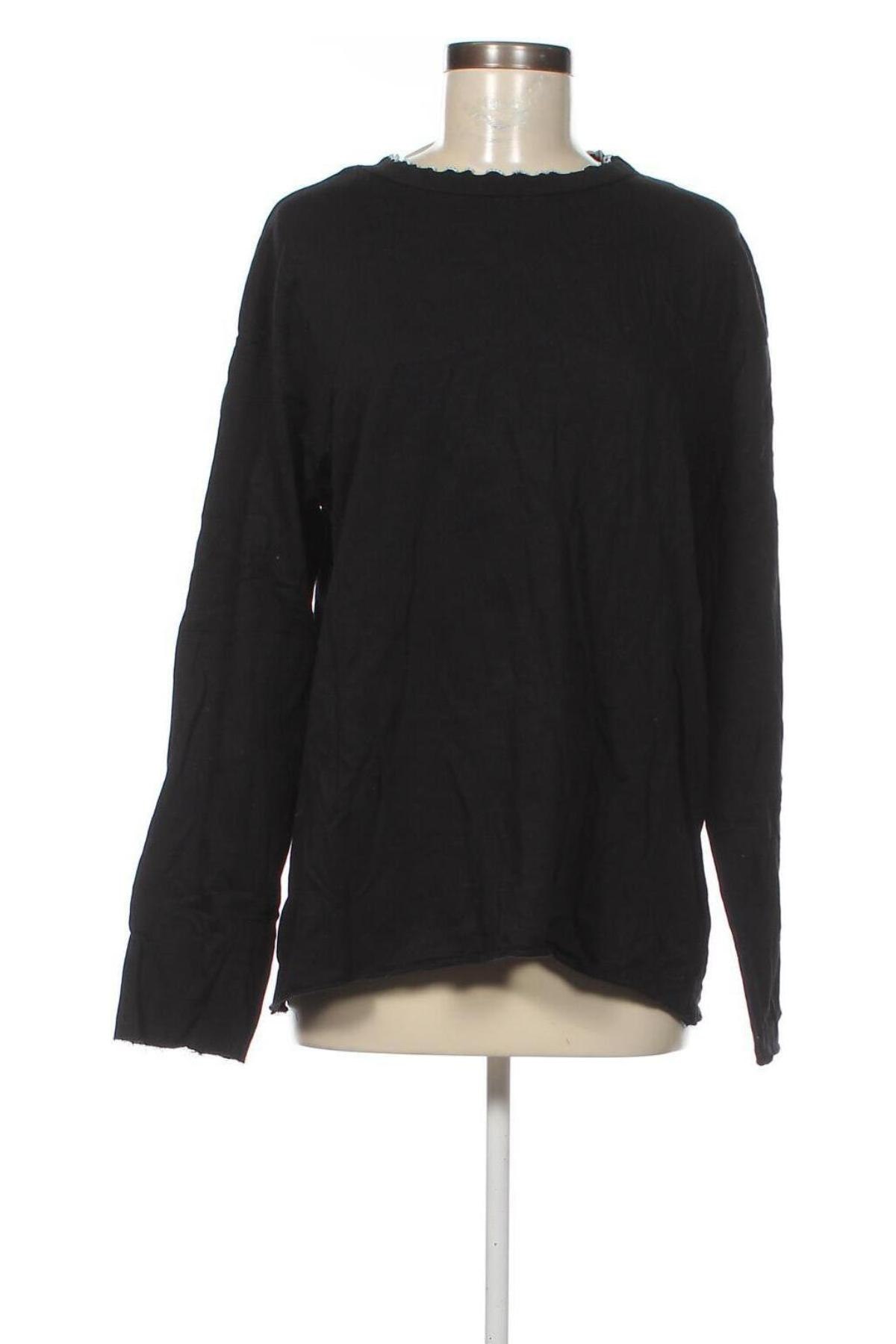 Дамска блуза Zara Trafaluc, Размер L, Цвят Черен, Цена 7,56 лв.